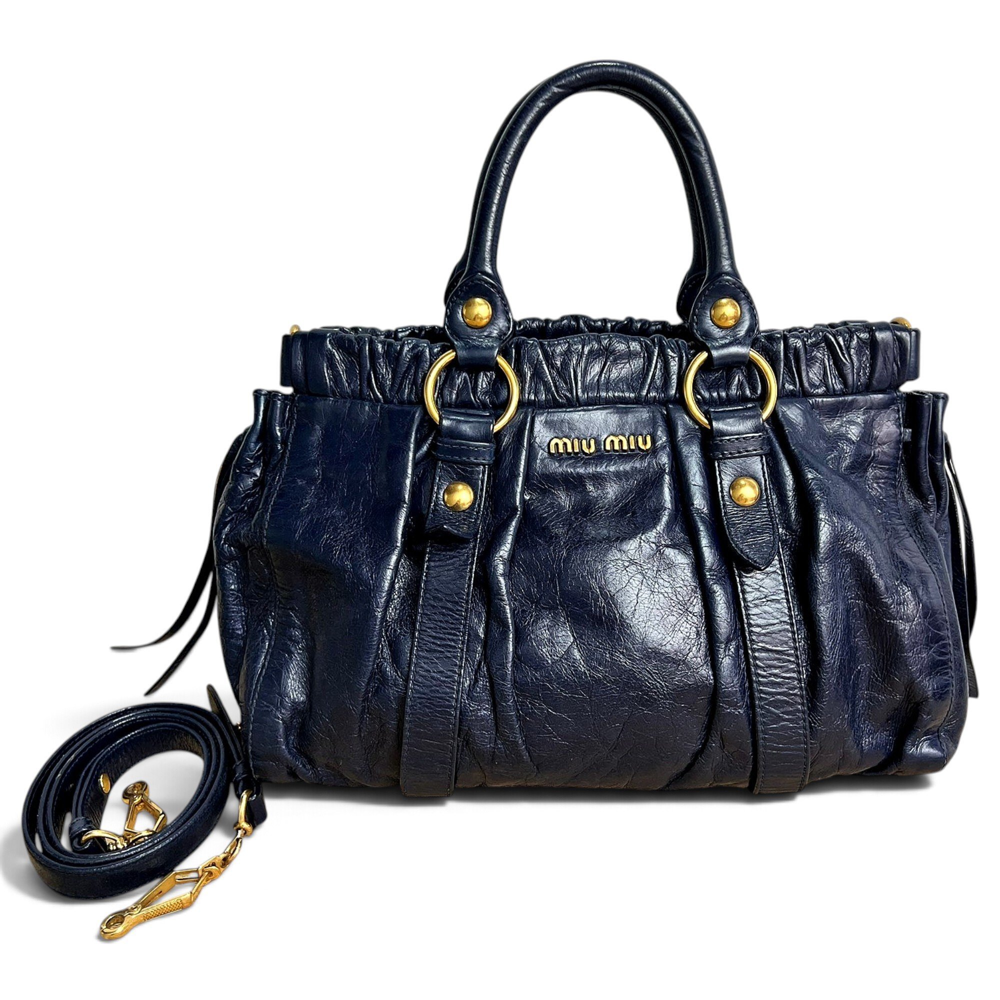 Vitello leather handbag