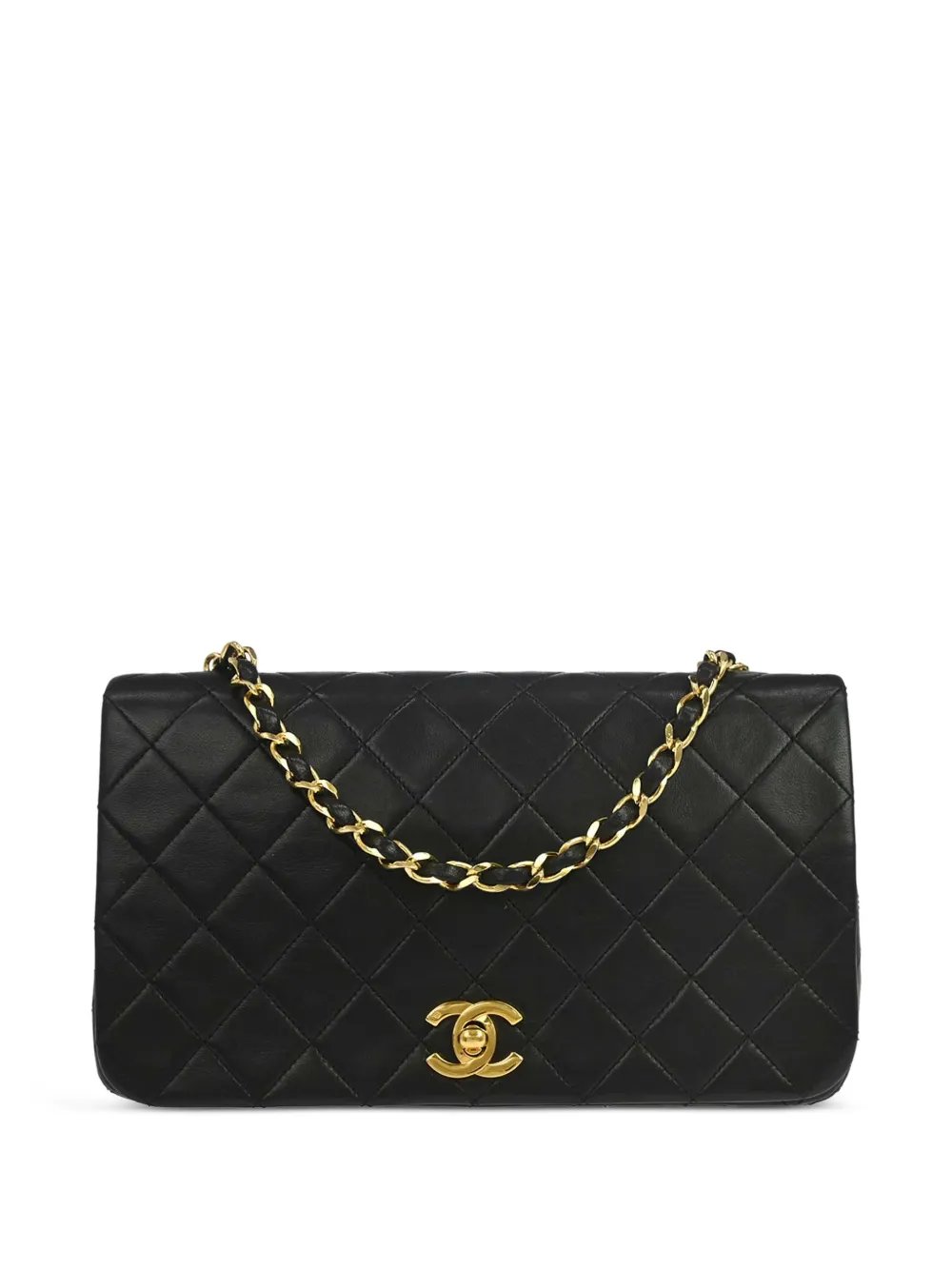 1990 diamond-quilted Turnlock shoulder bag