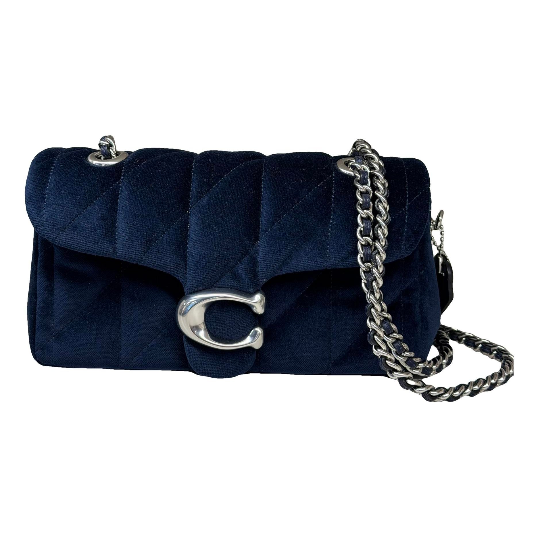 Velvet handbag