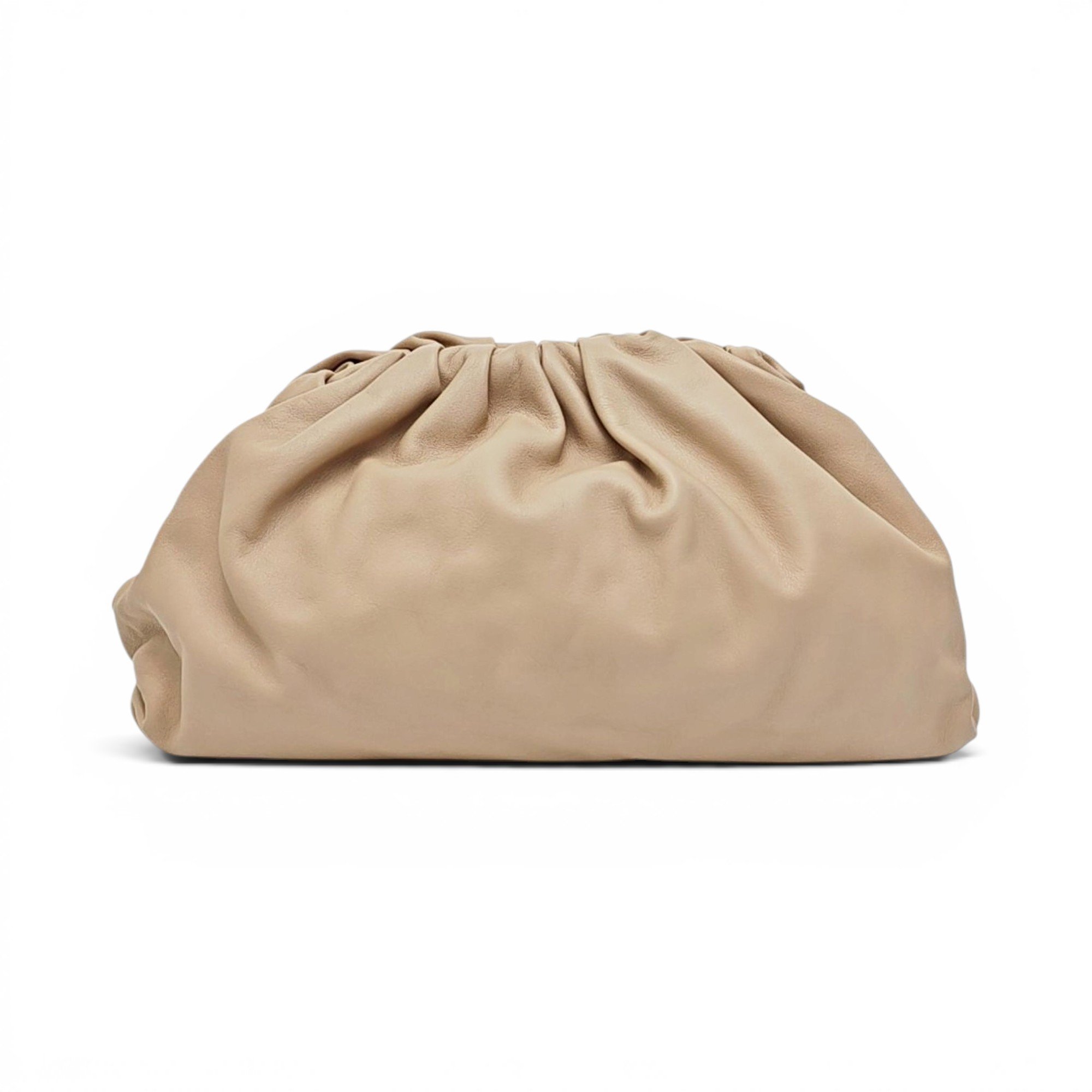 Pouch leather handbag