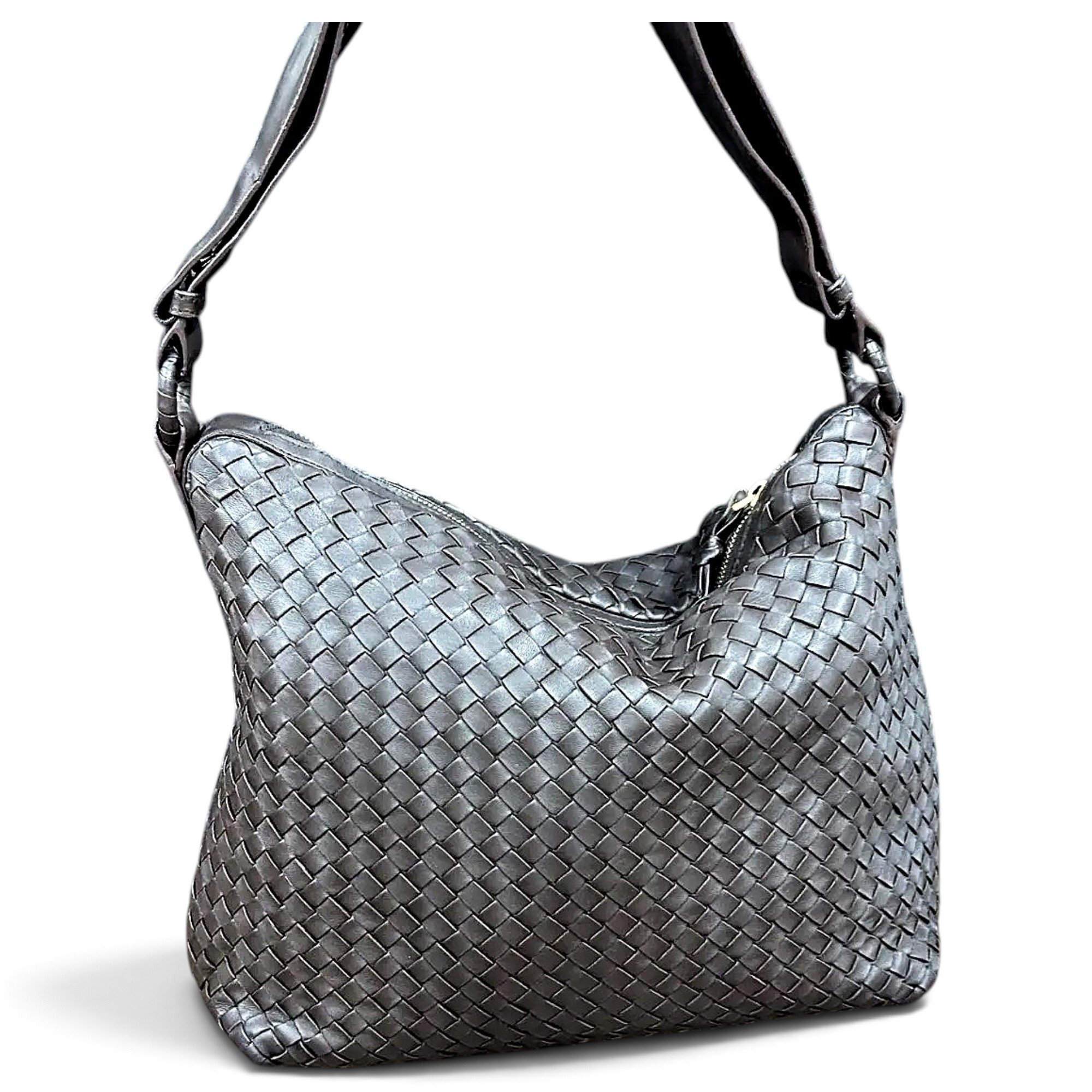 Leather handbag