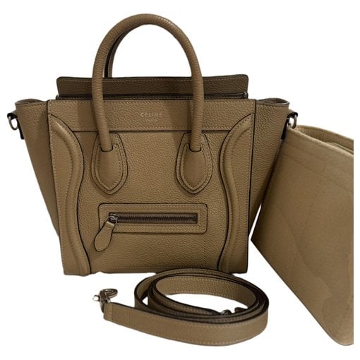 Nano Luggage leather handbag