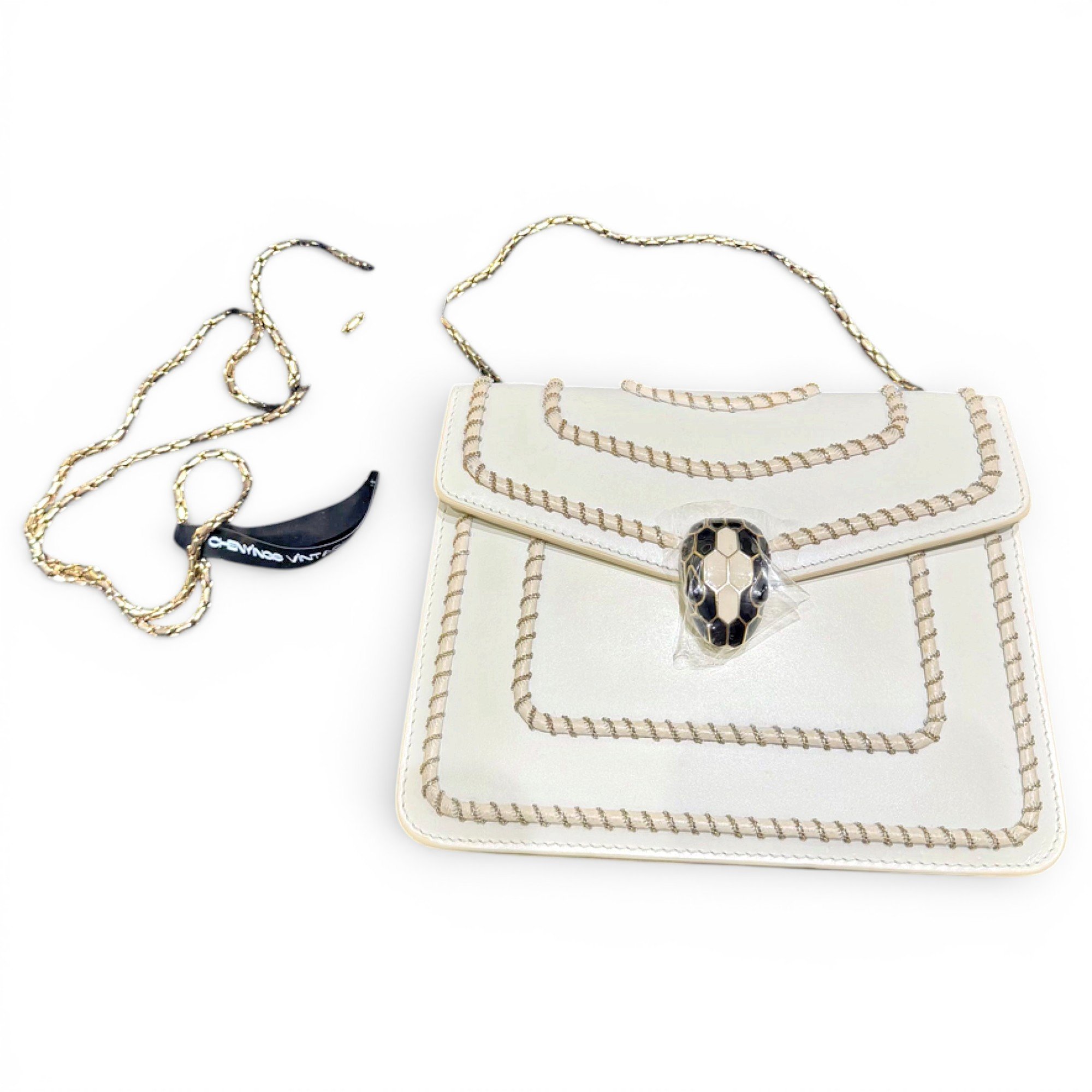 Bvlgari Serpenti leather handbag