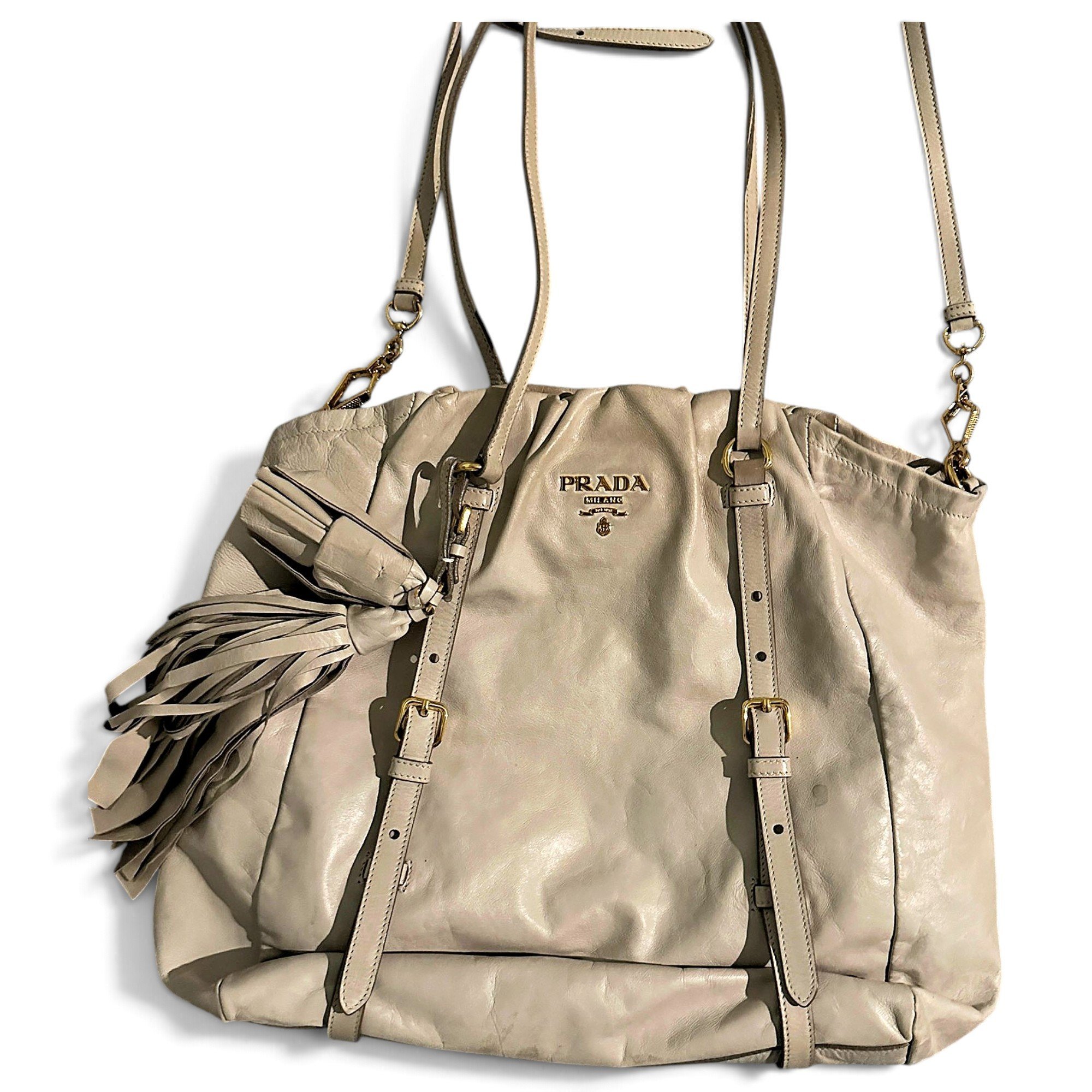 Leather tote