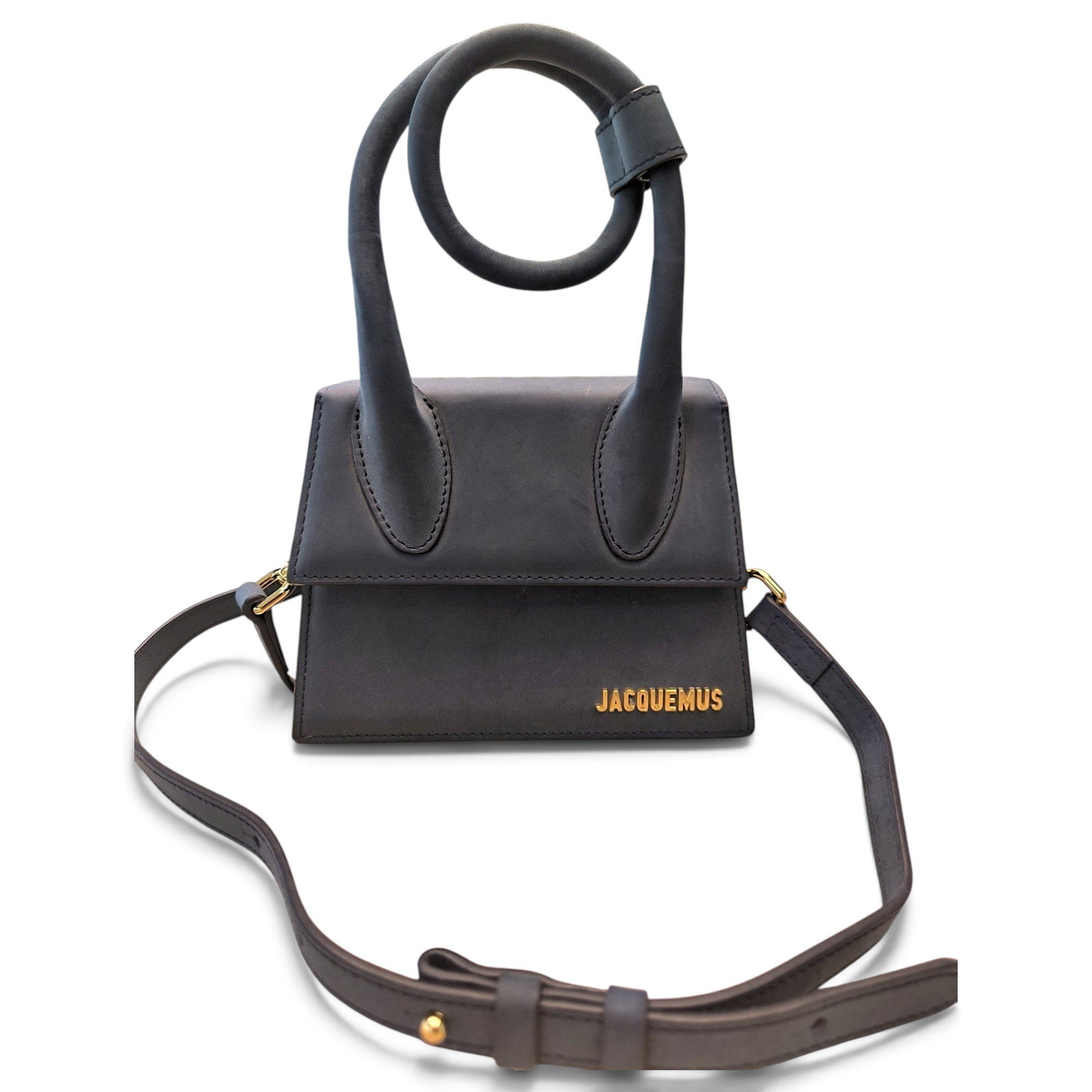 Le Chiquito Noeud leather crossbody bag