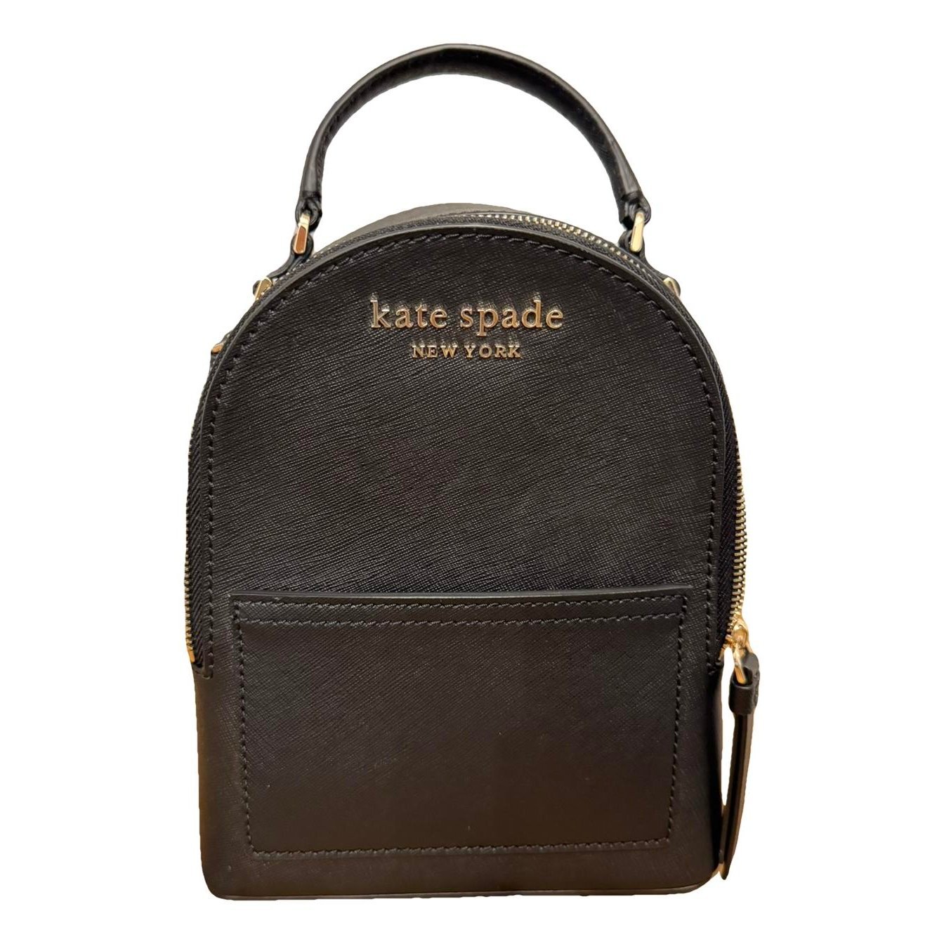 Leather backpack