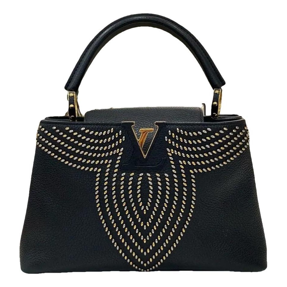 Capucines leather handbag
