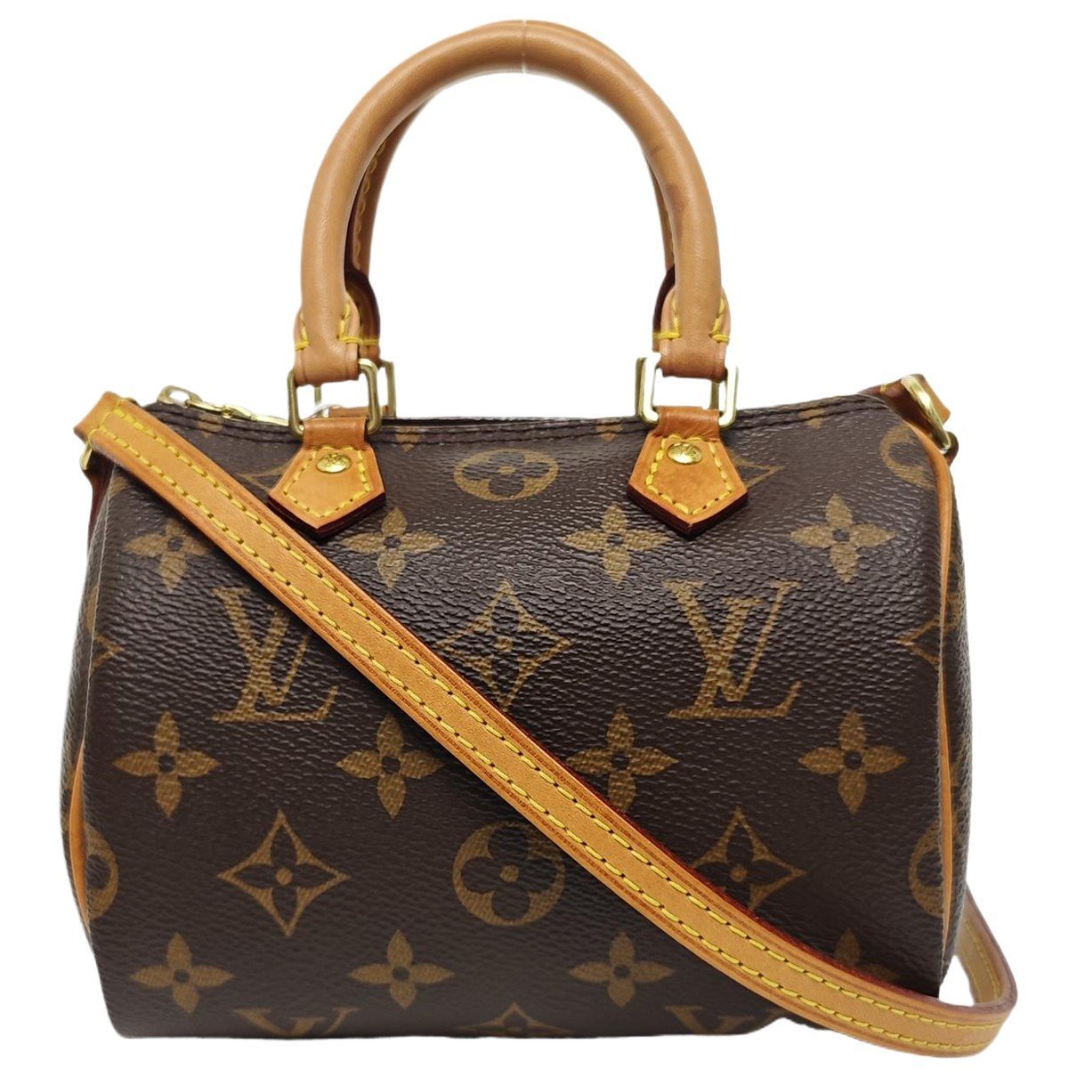 Nano Speedy / Mini HL leather handbag