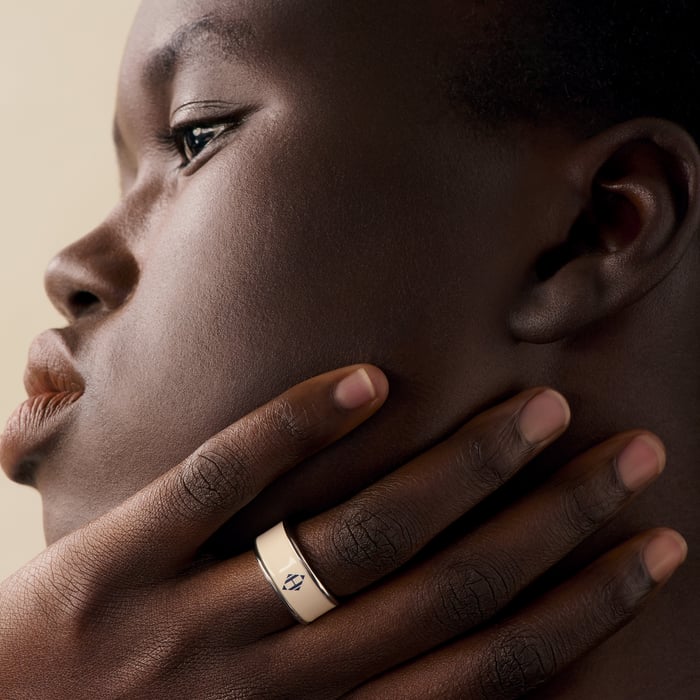 Crème Uni Ring, Medium Model