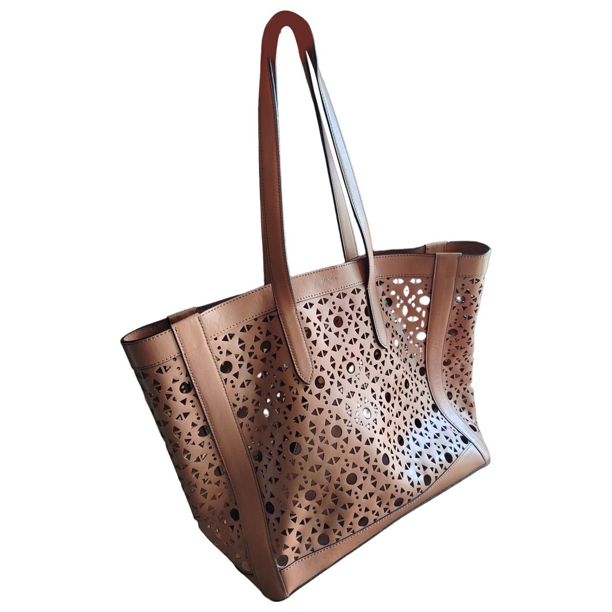 Max Mara Marine leather tote