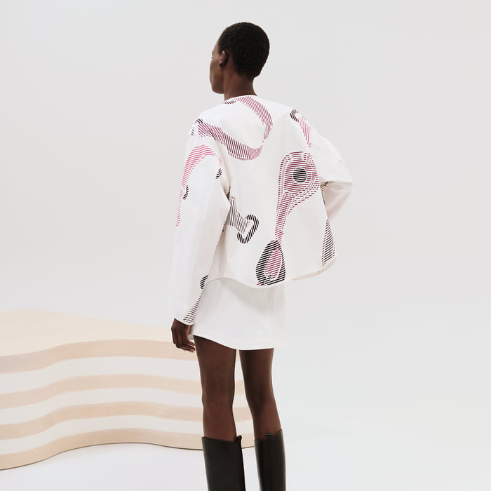 Blanc Naturel "Coaching Remix" Jacket