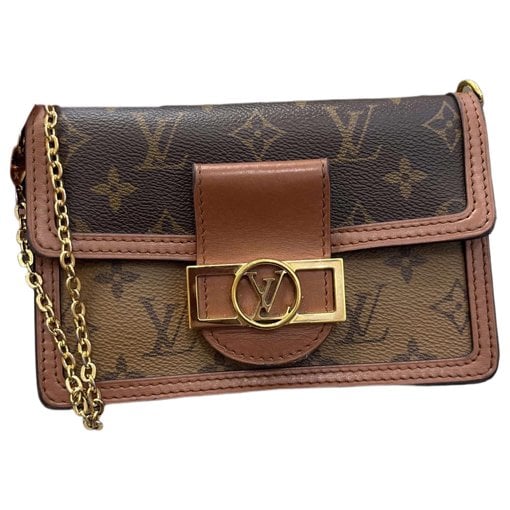 Dauphine leather handbag