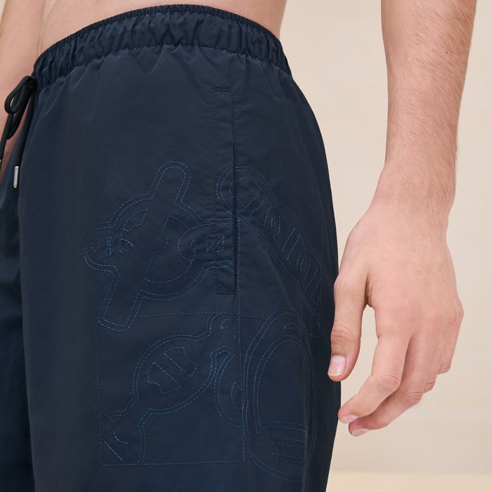 Marine "Metallerie Au Carre" Swim Trunks