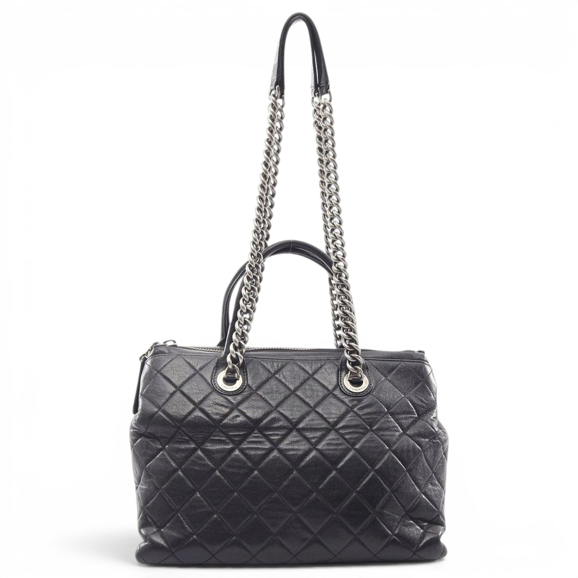 Leather tote