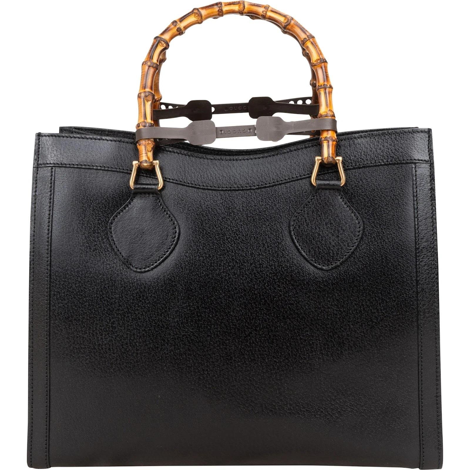 Bamboo leather handbag