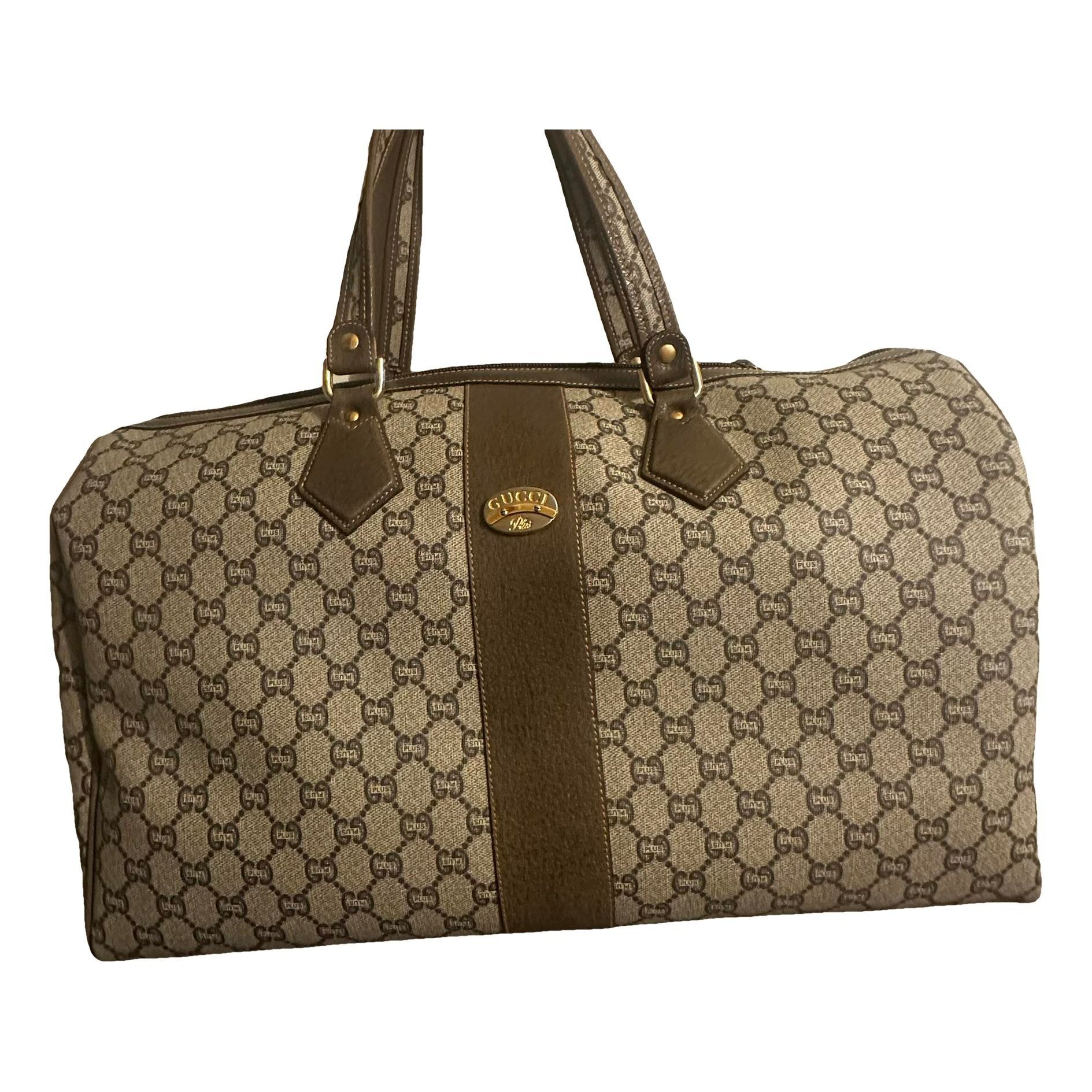 Patent leather travel bag
