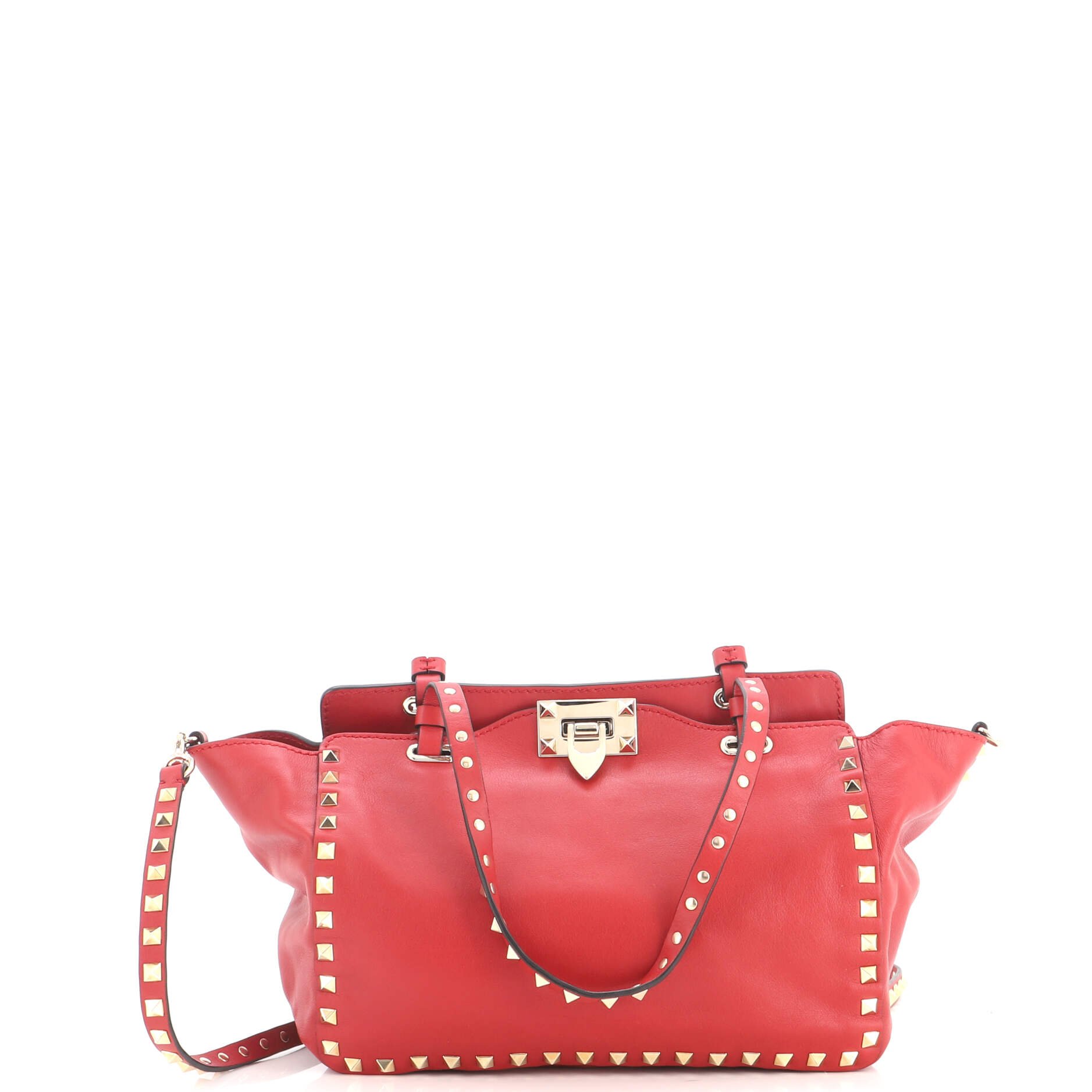 Rockstud Tote Soft Leather Small