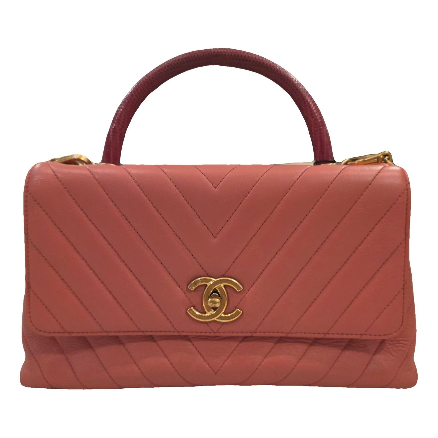 Coco Handle leather handbag