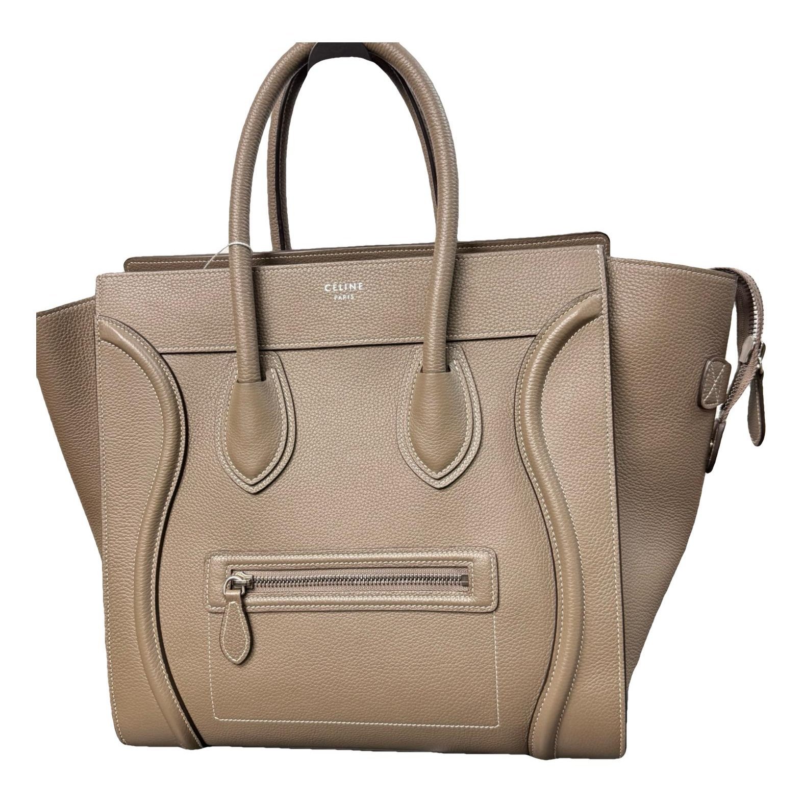 Luggage leather handbag