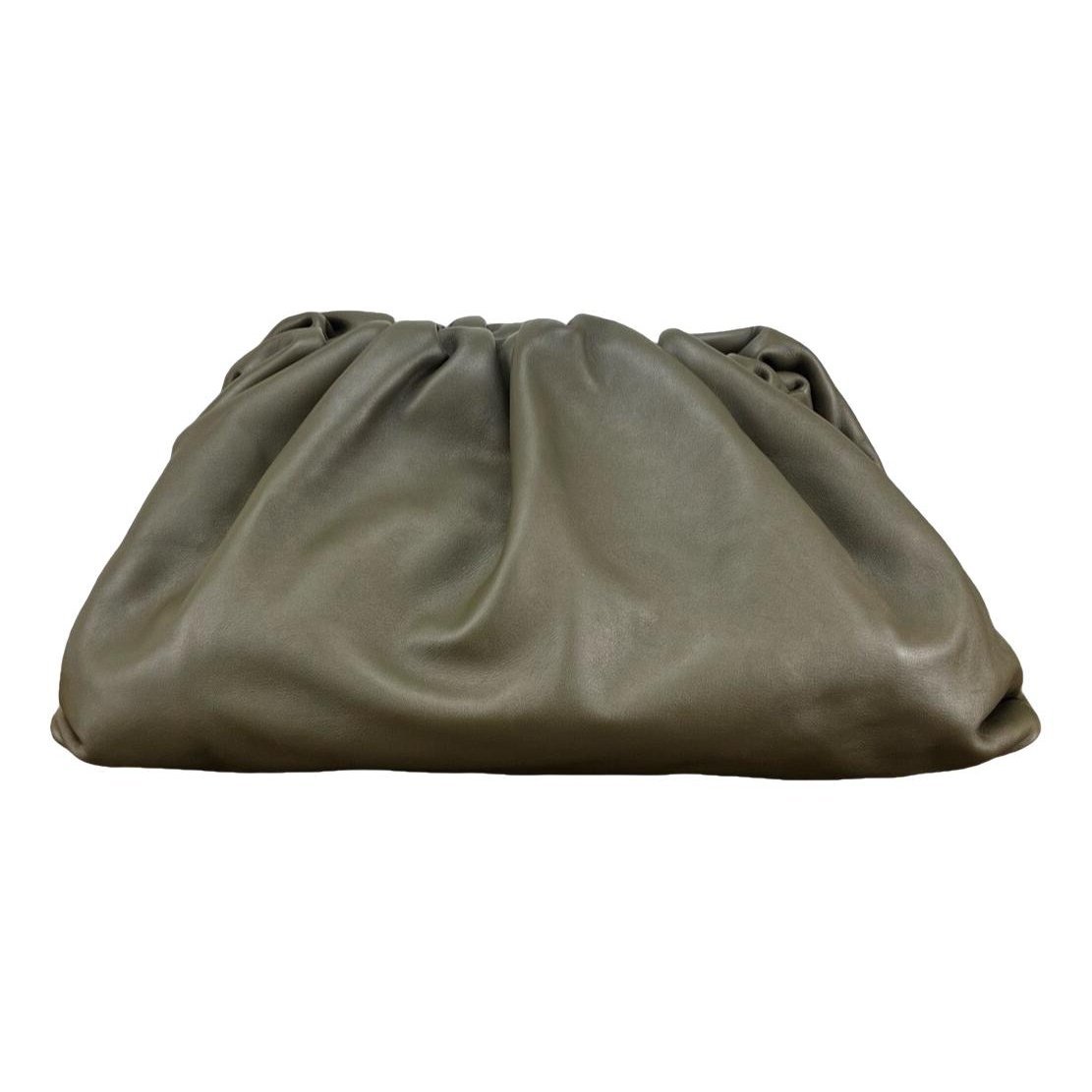 Pouch leather handbag