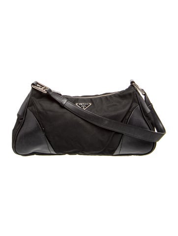 Prada Tessuto Nylon Tessuto Shoulder Bag Vintage