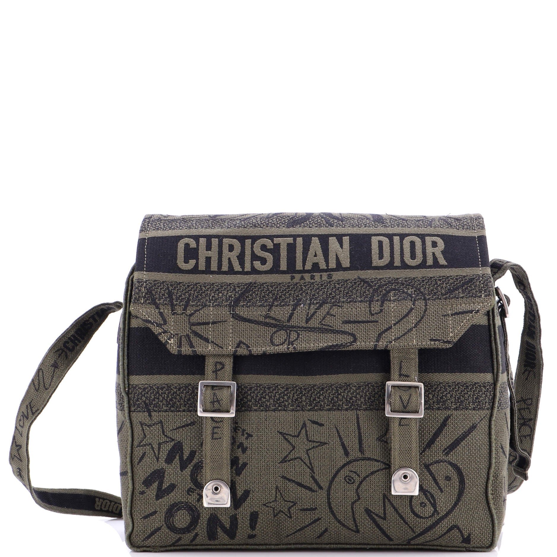 Dior Diorcamp Messenger Bag Printed Canvas