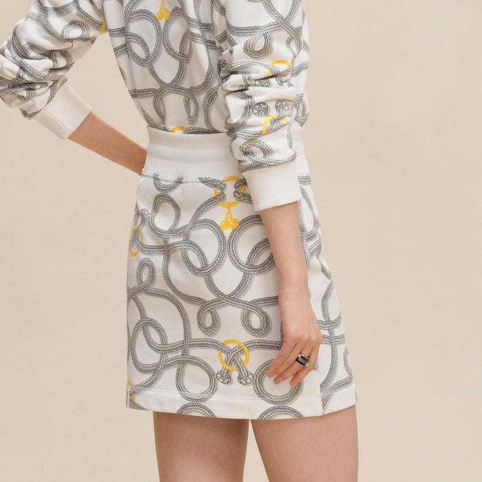 Blanc Cassé "Palefroi Remix" Miniskirt