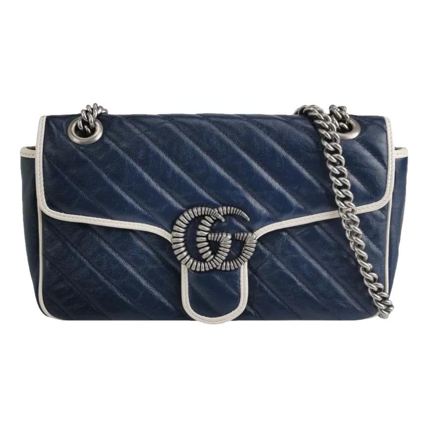 GG Marmont Flap leather crossbody bag