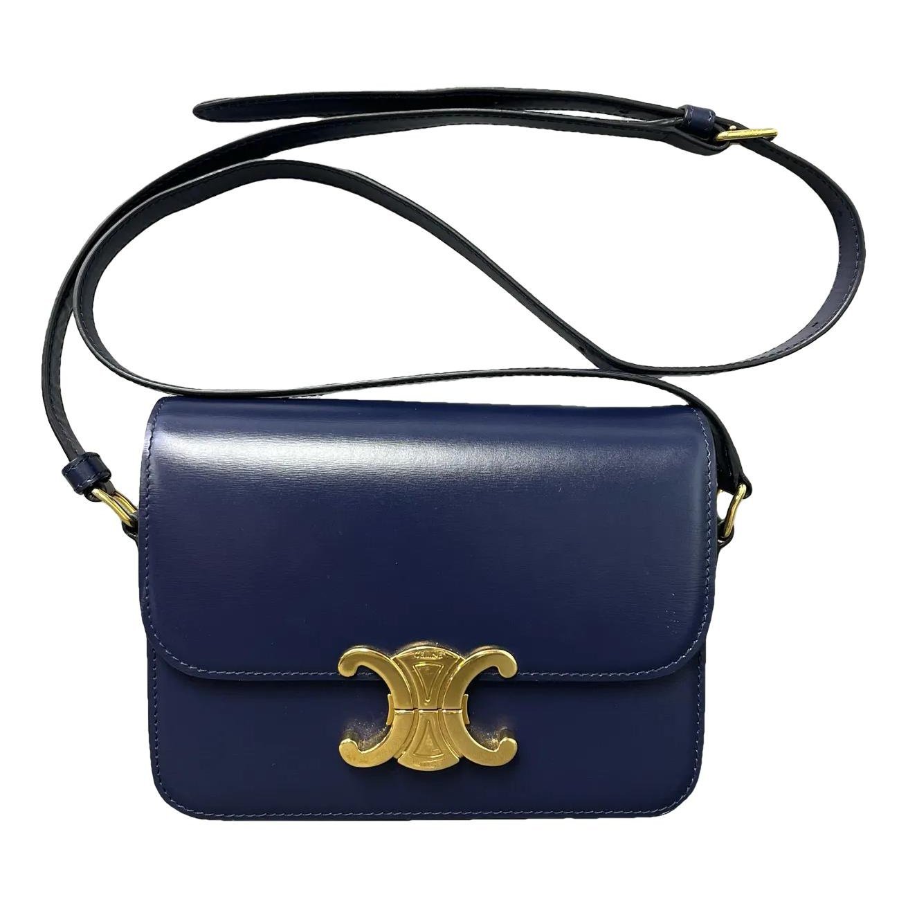 Triomphe leather handbag