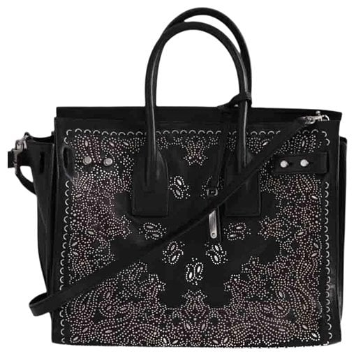 Leather tote