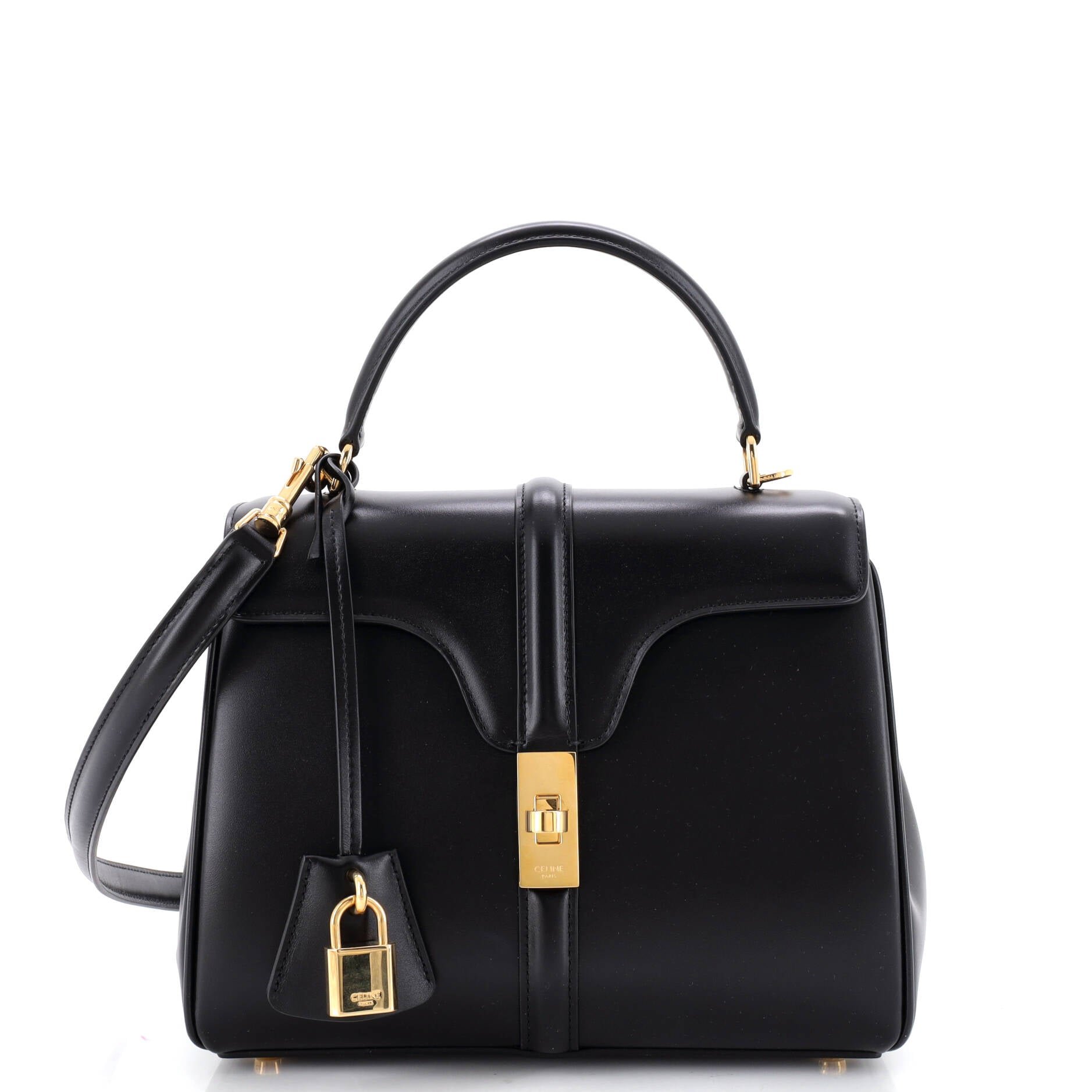 16 Top Handle Bag Smooth Calfskin Small