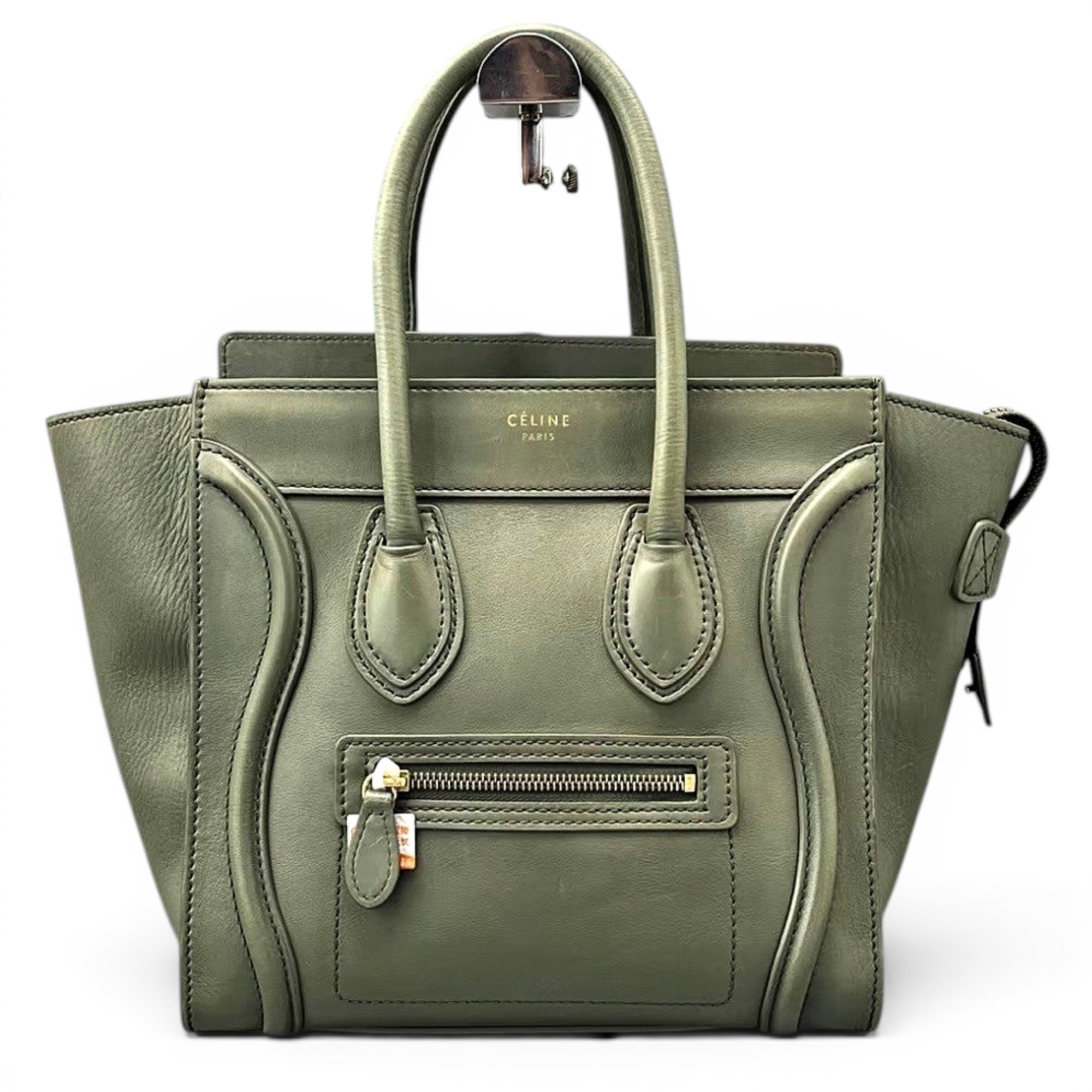 Luggage leather handbag