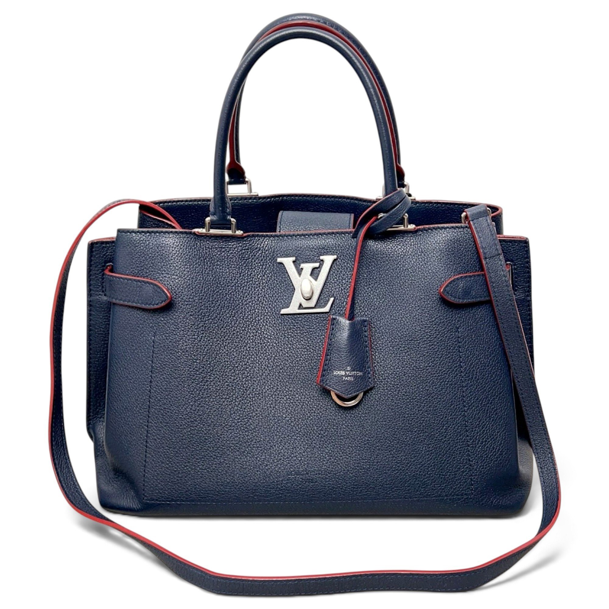 Lockmeto leather handbag