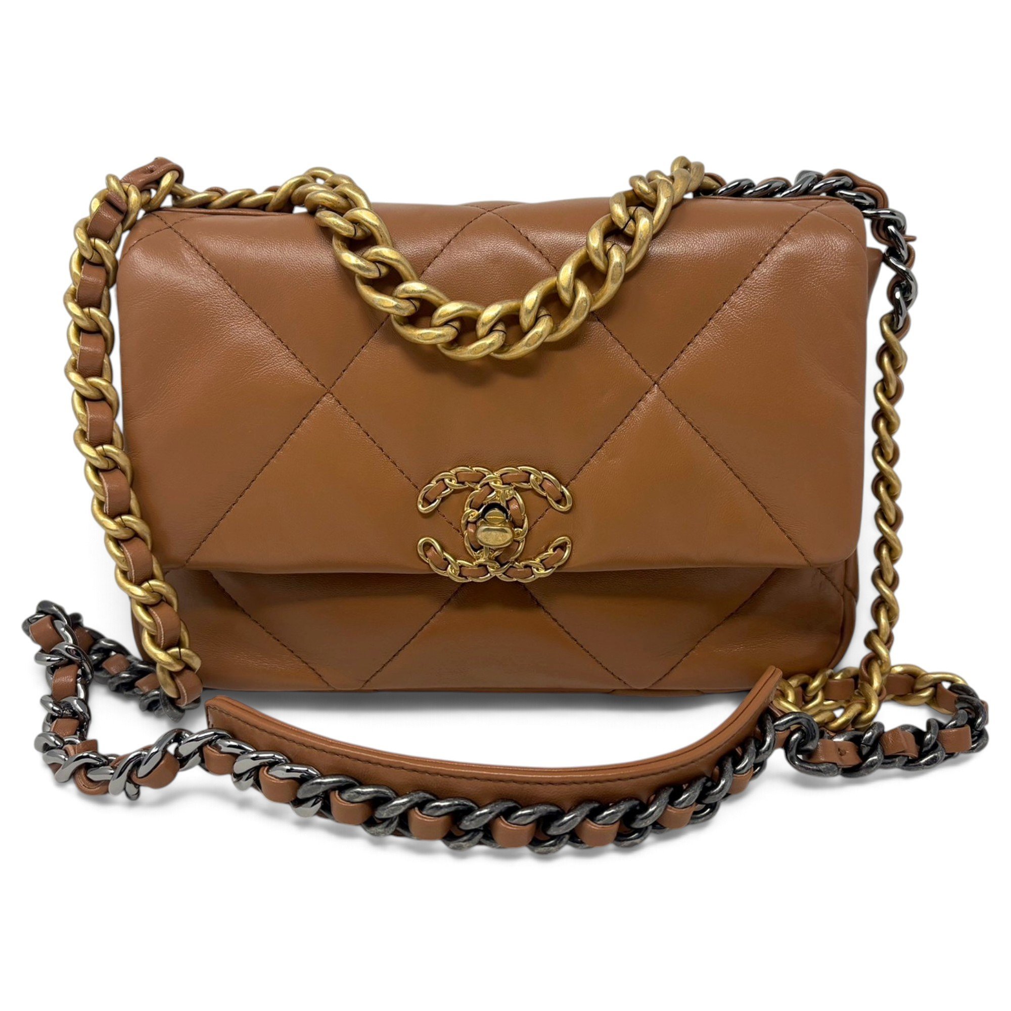 Chanel 19 leather handbag
