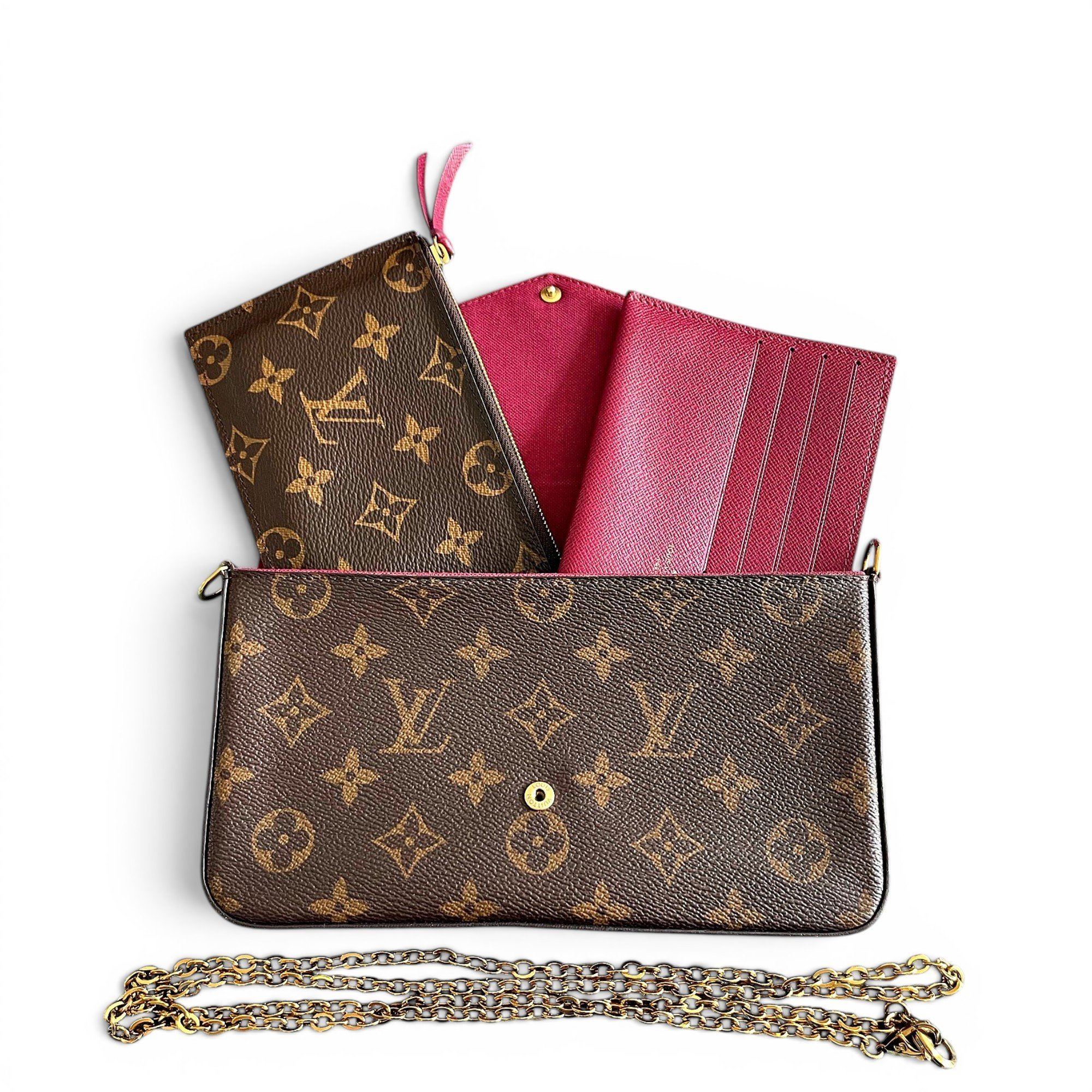 Félicie leather crossbody bag