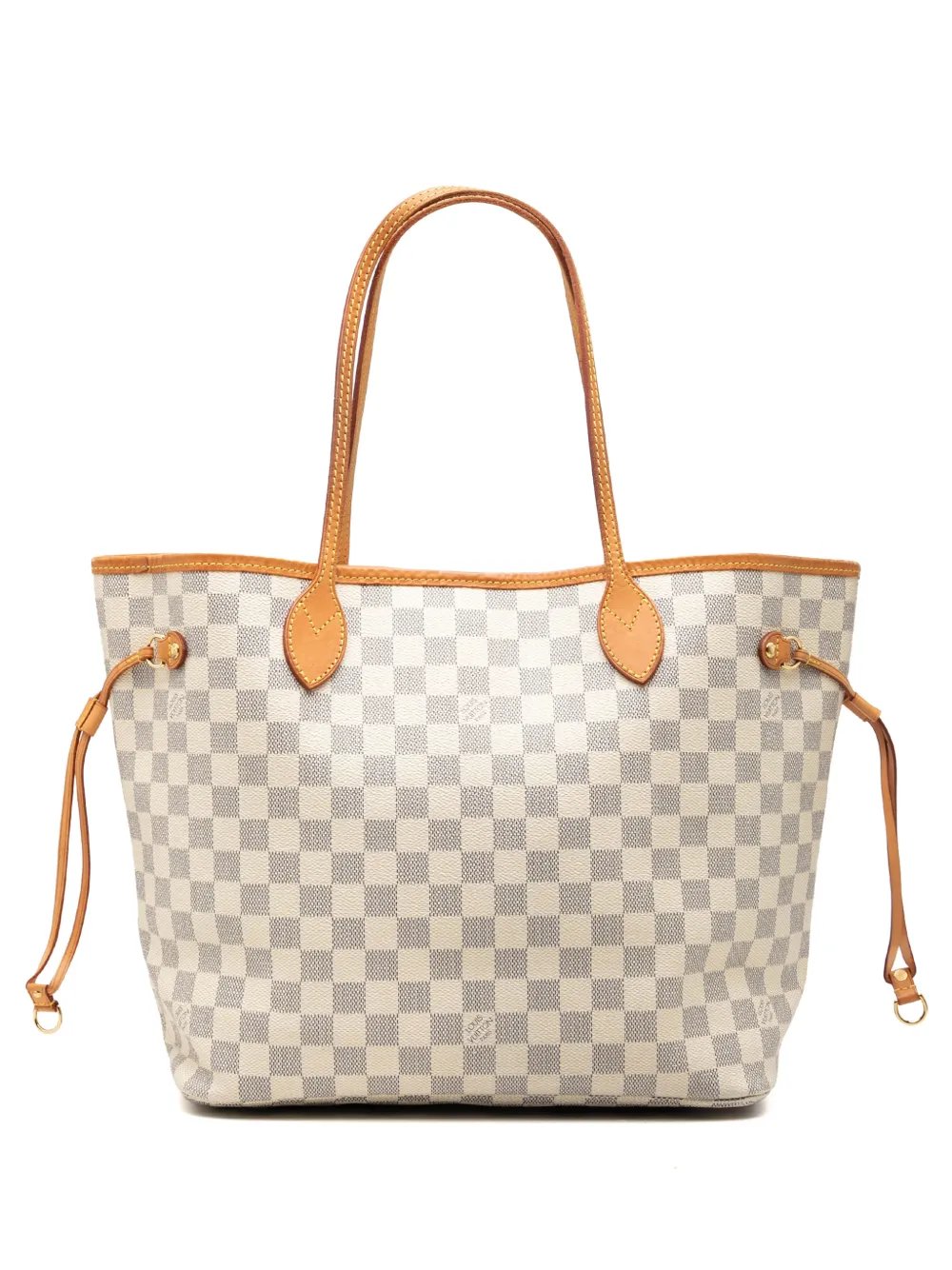 2011 Damier Azur Neverfull MM tote bag