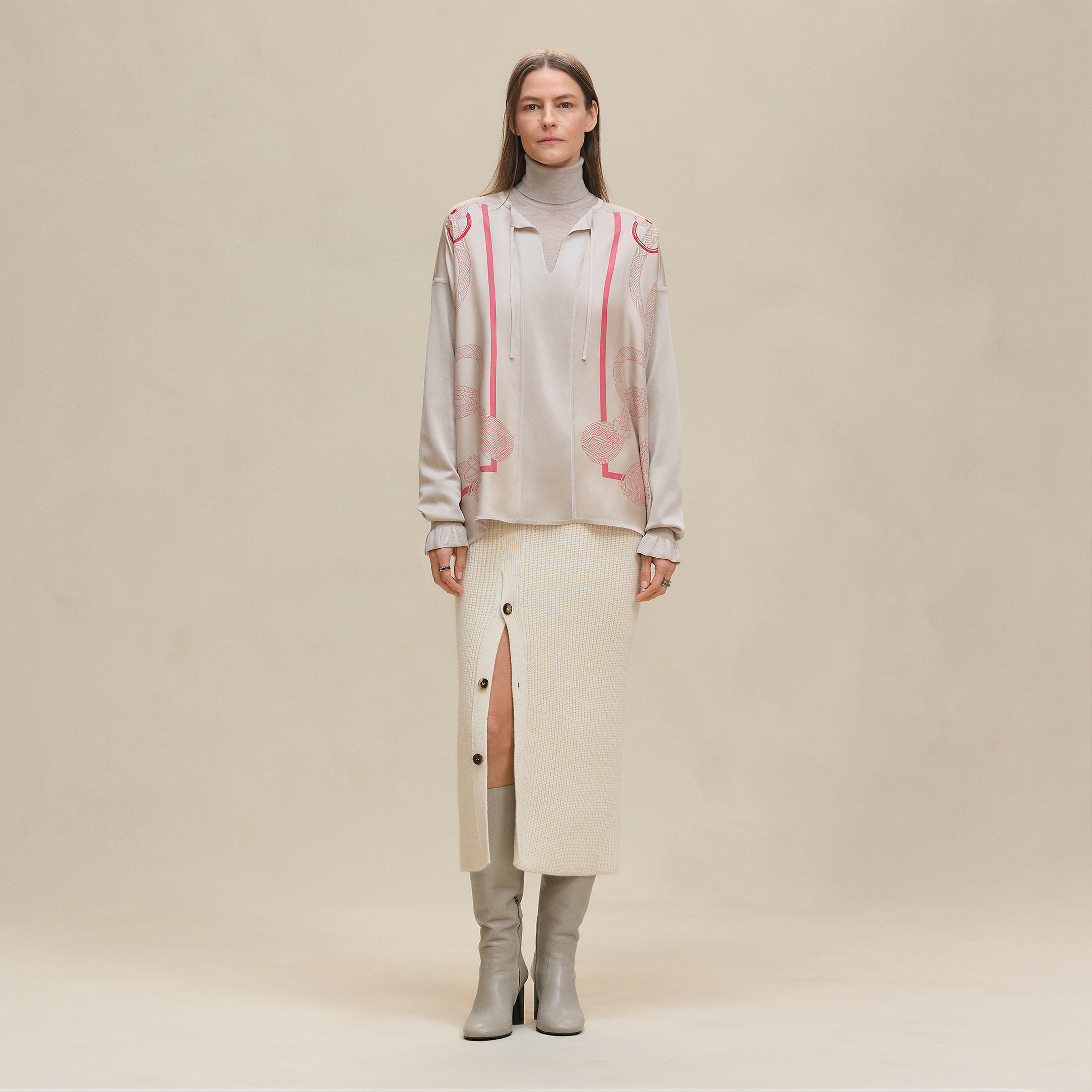 "Palefroi Remix" twillaine vareuse blouse