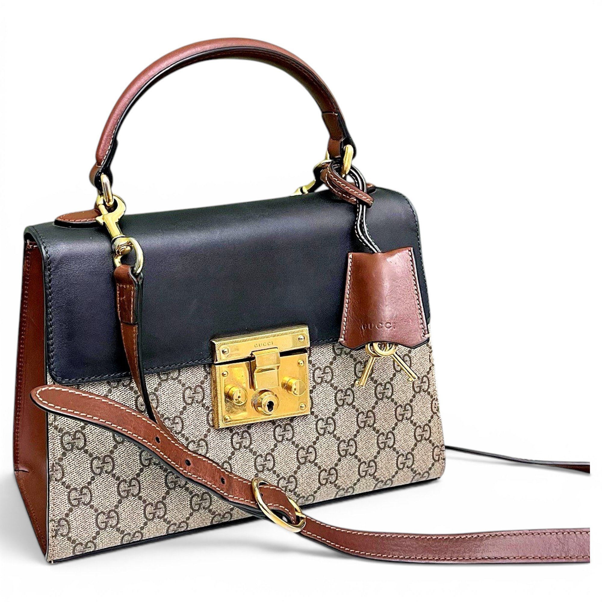 Padlock cloth handbag