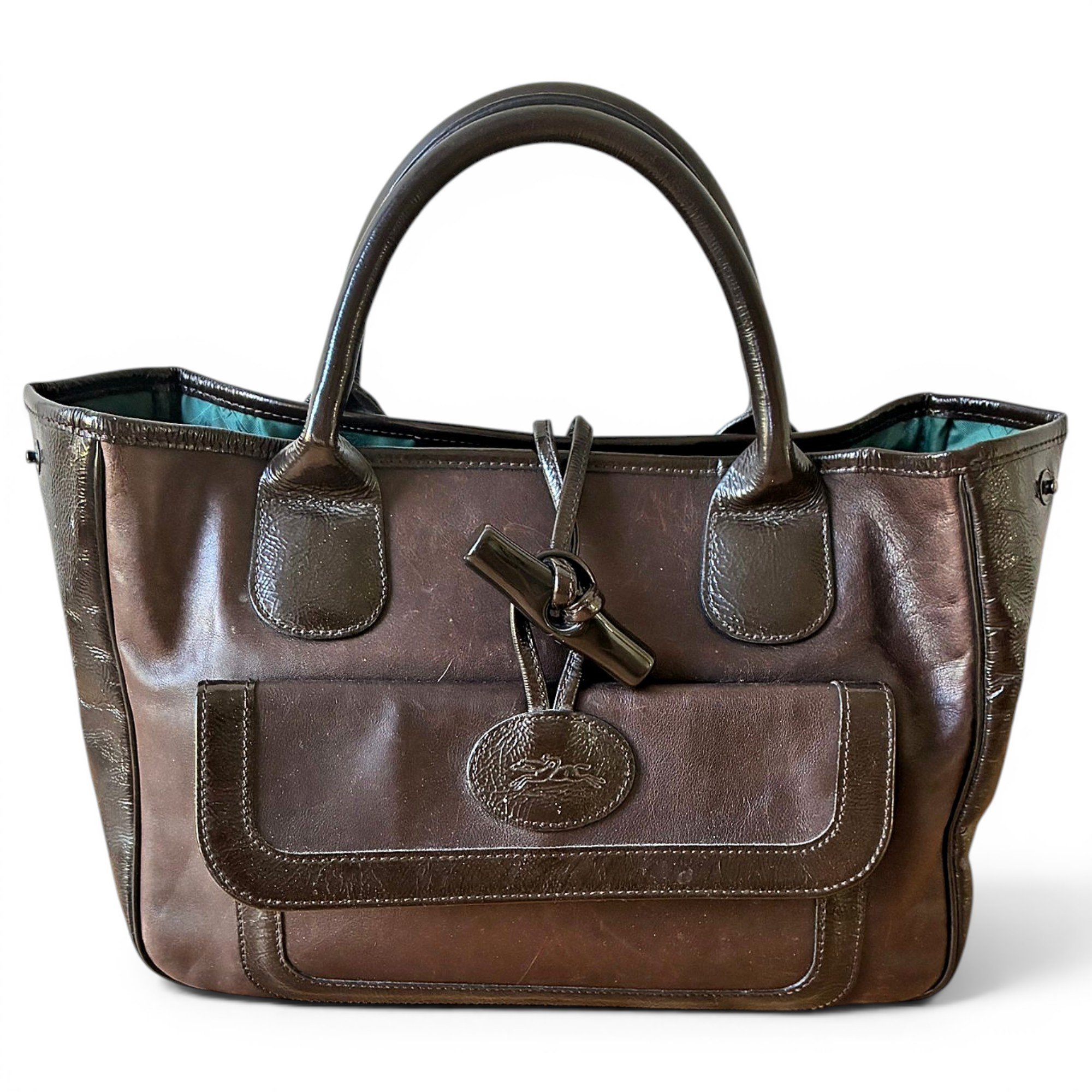 Roseau leather handbag