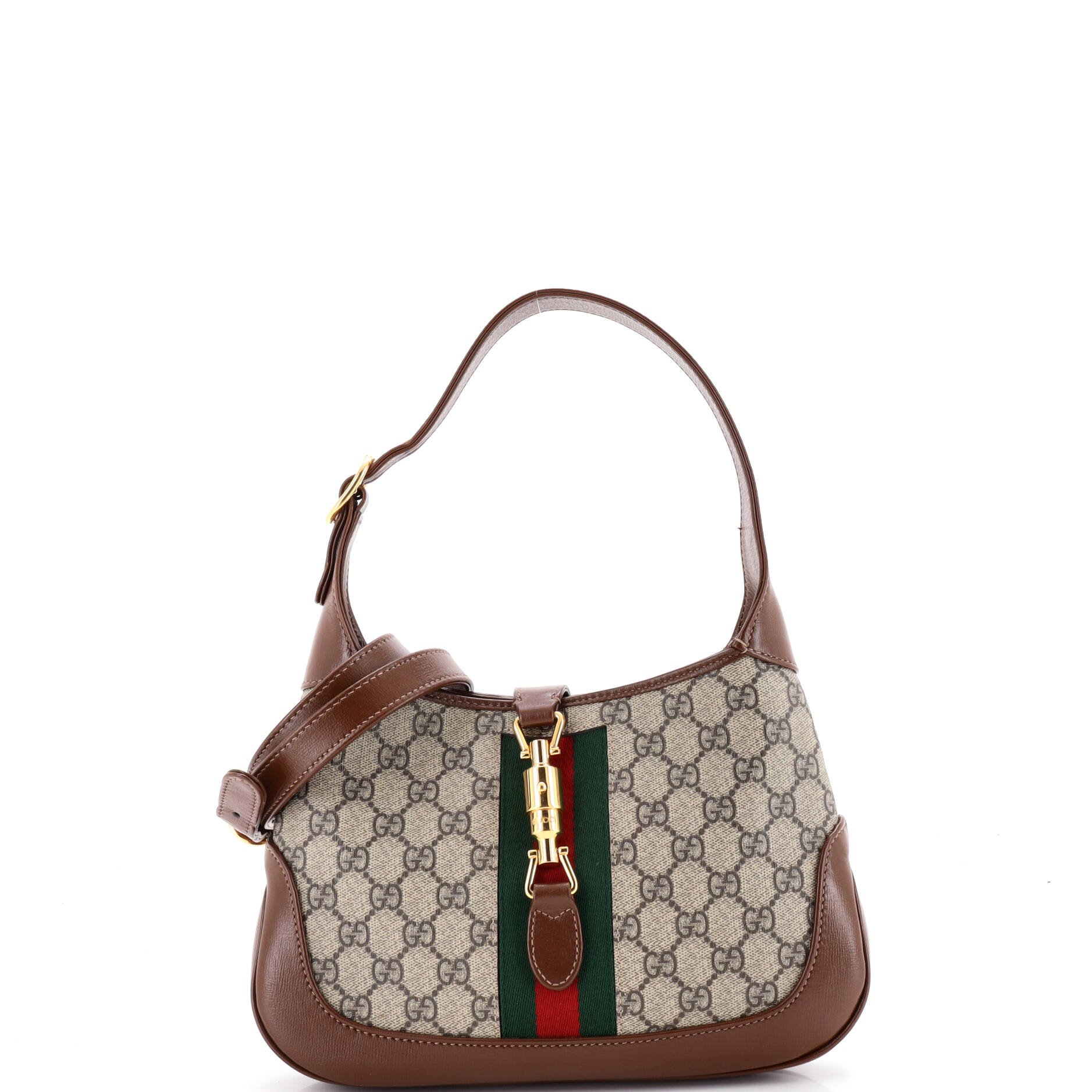 Jackie 1961 Hobo GG Coated Canvas Small