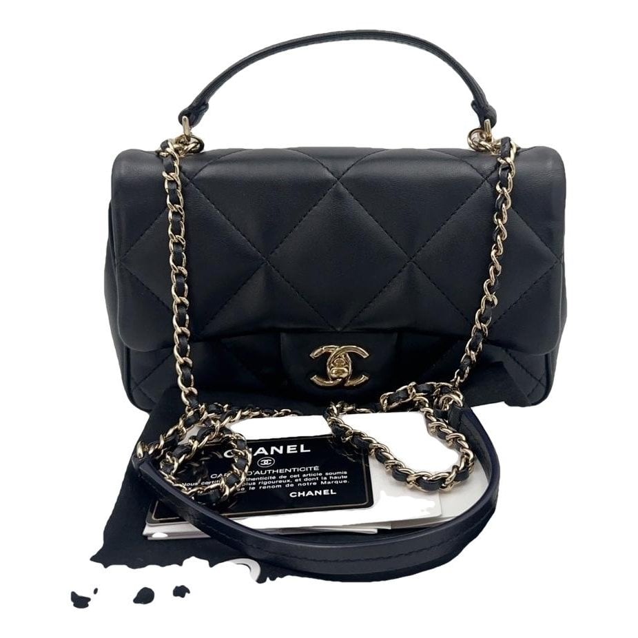 Leather handbag