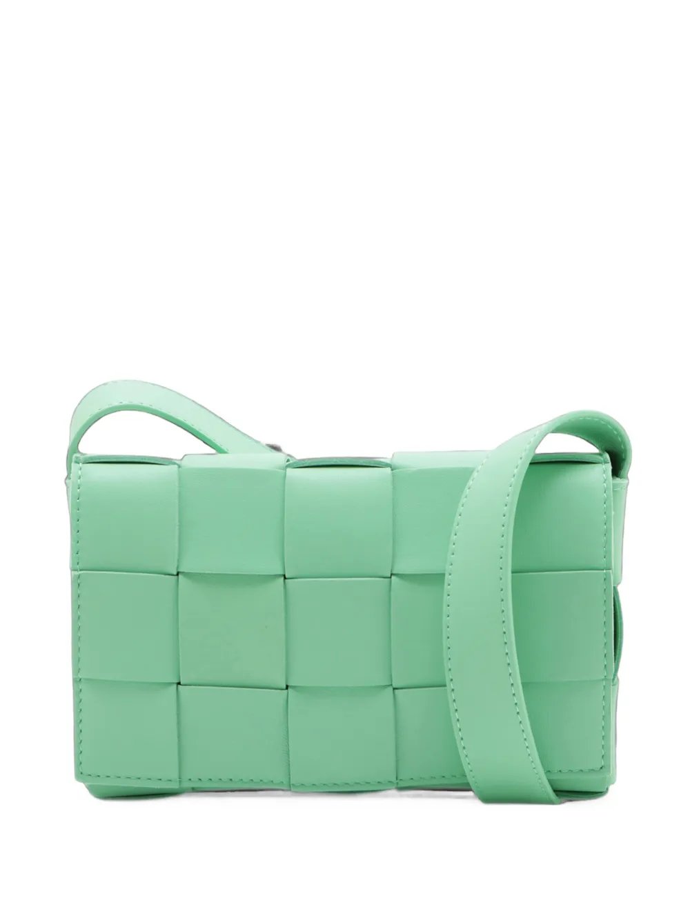 2012-2026 Small Nappa Intrecciato Cassette crossbody bag
