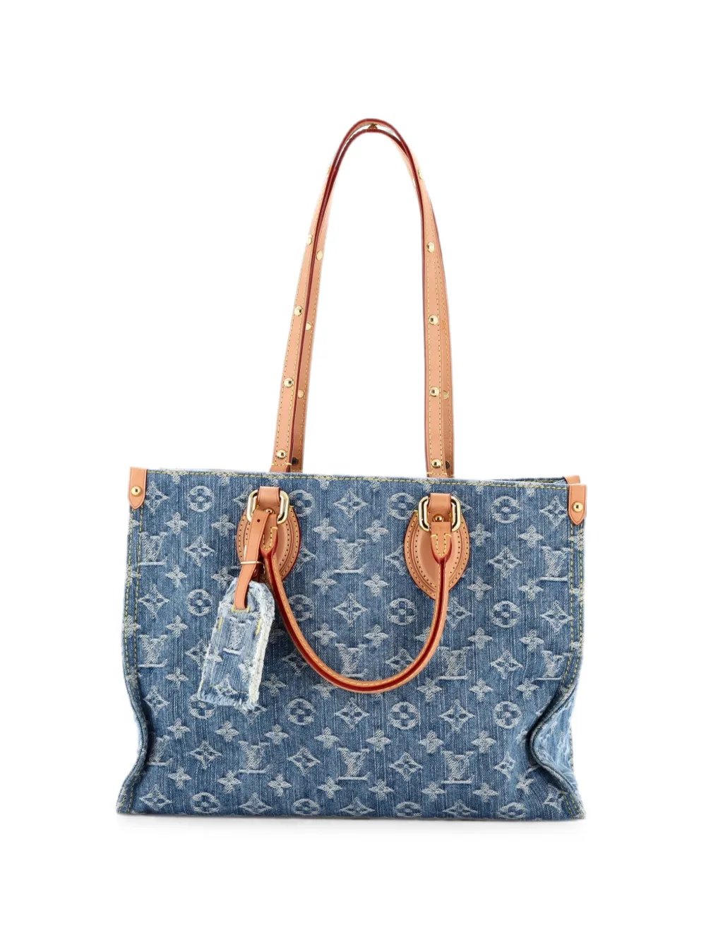 OnTheGo Monogram Denim MM tote bag