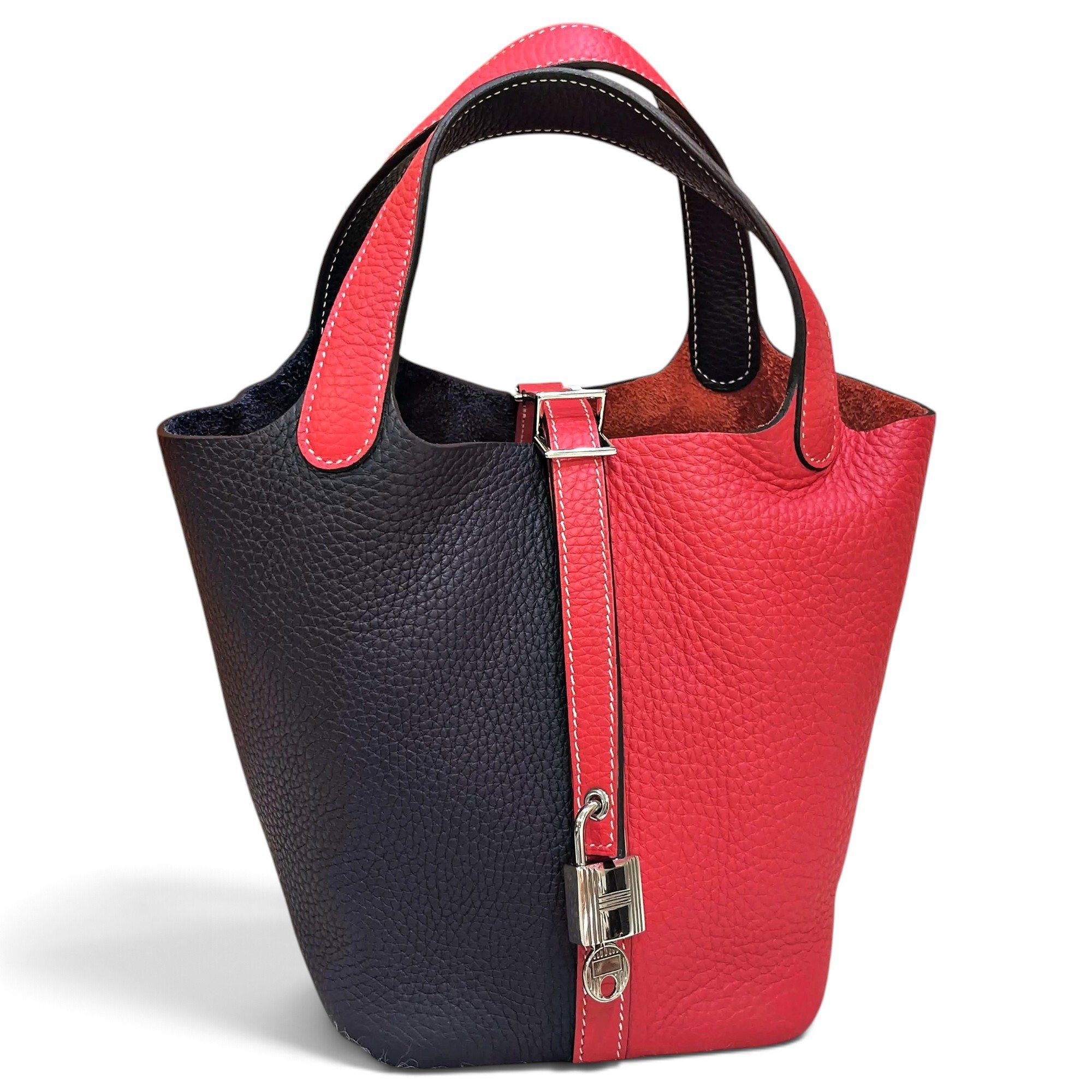 Picotin leather handbag