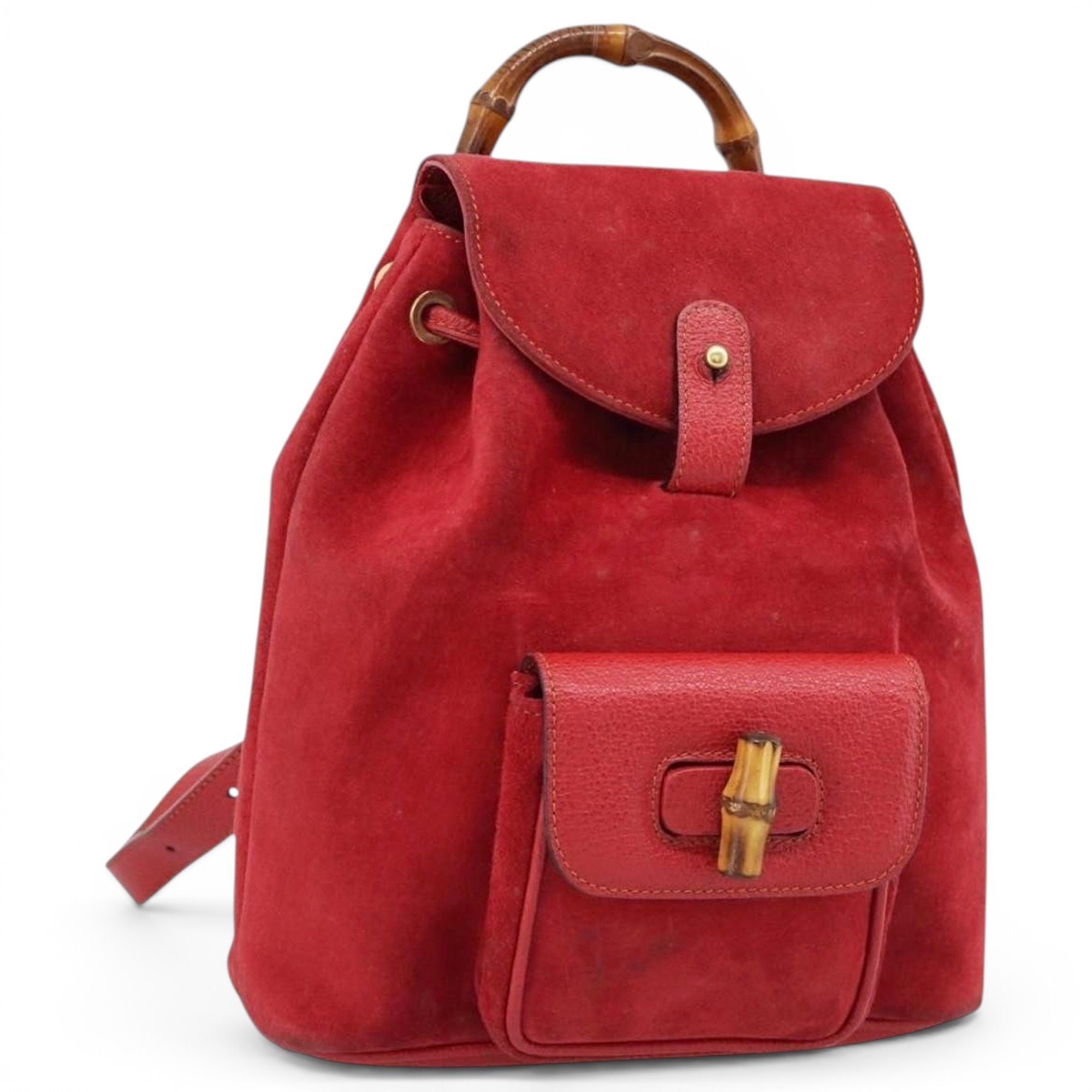 Leather backpack