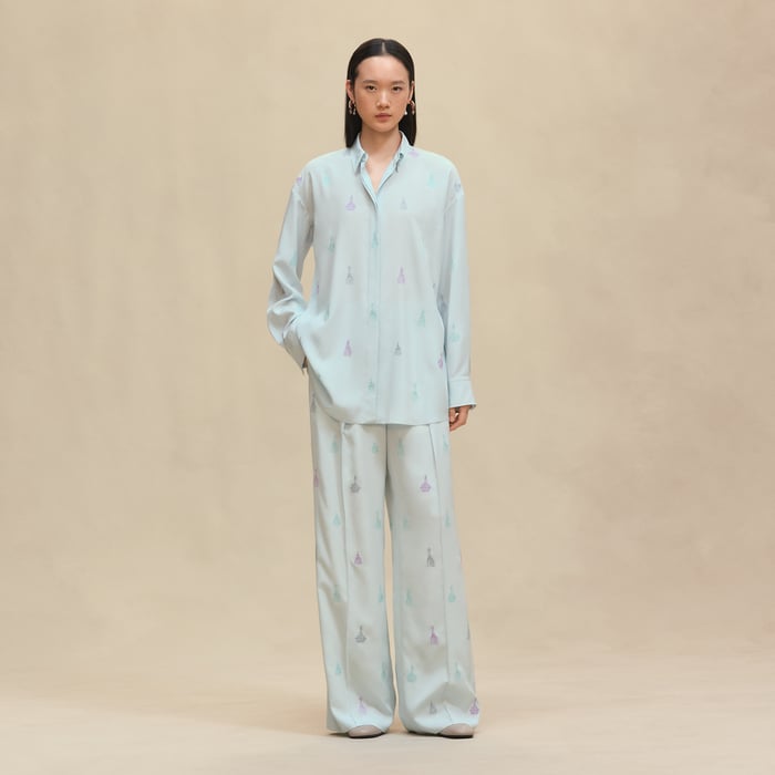 Vert Embrun Embroidered Shirt