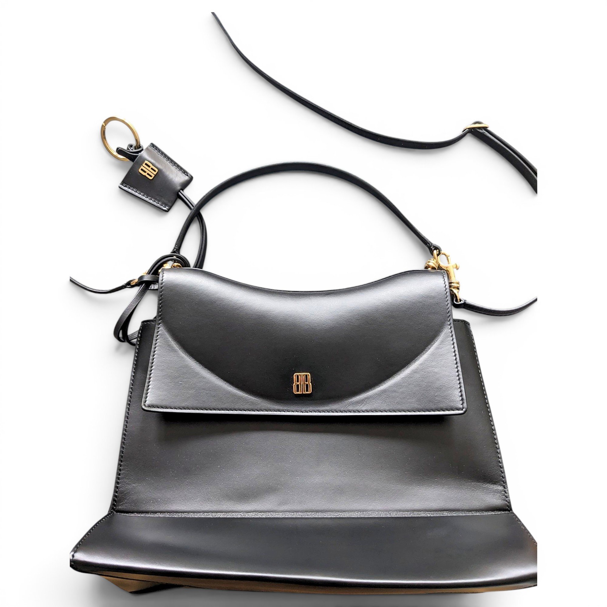 Balenciaga Hourglass leather handbag