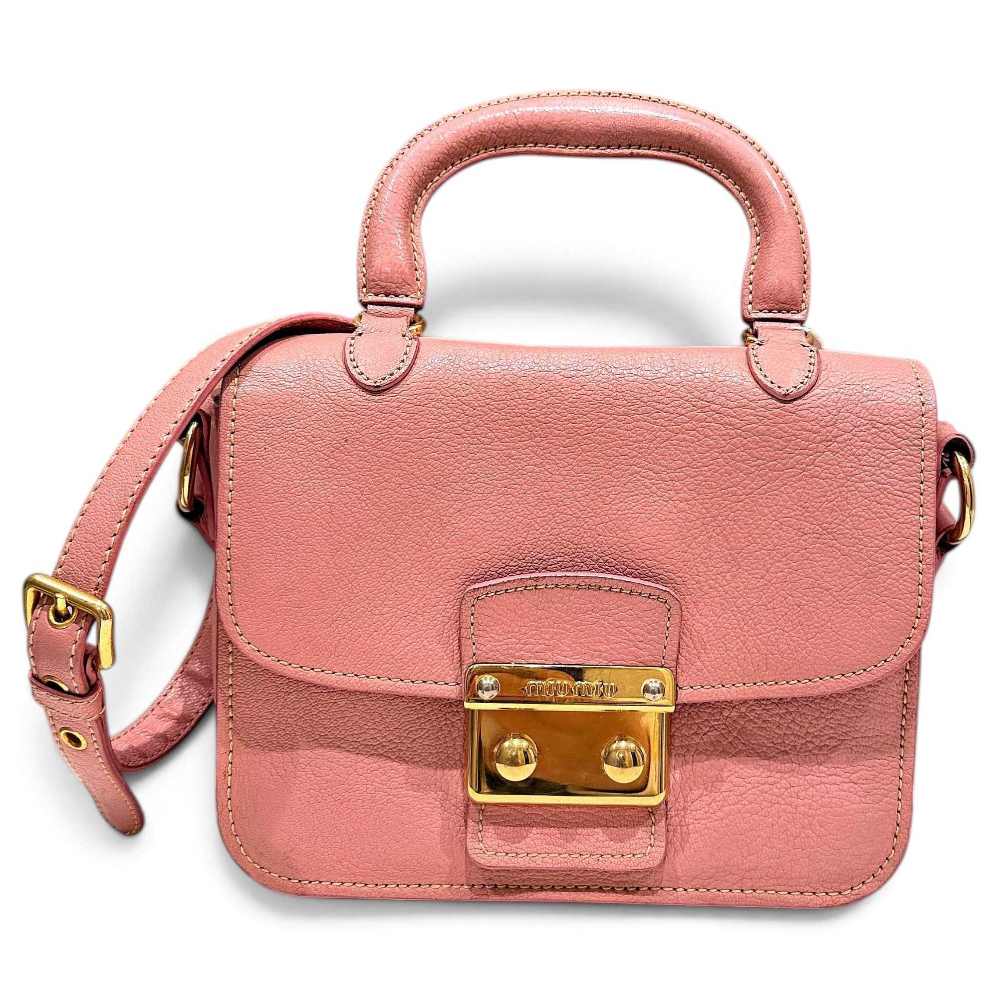 Leather handbag