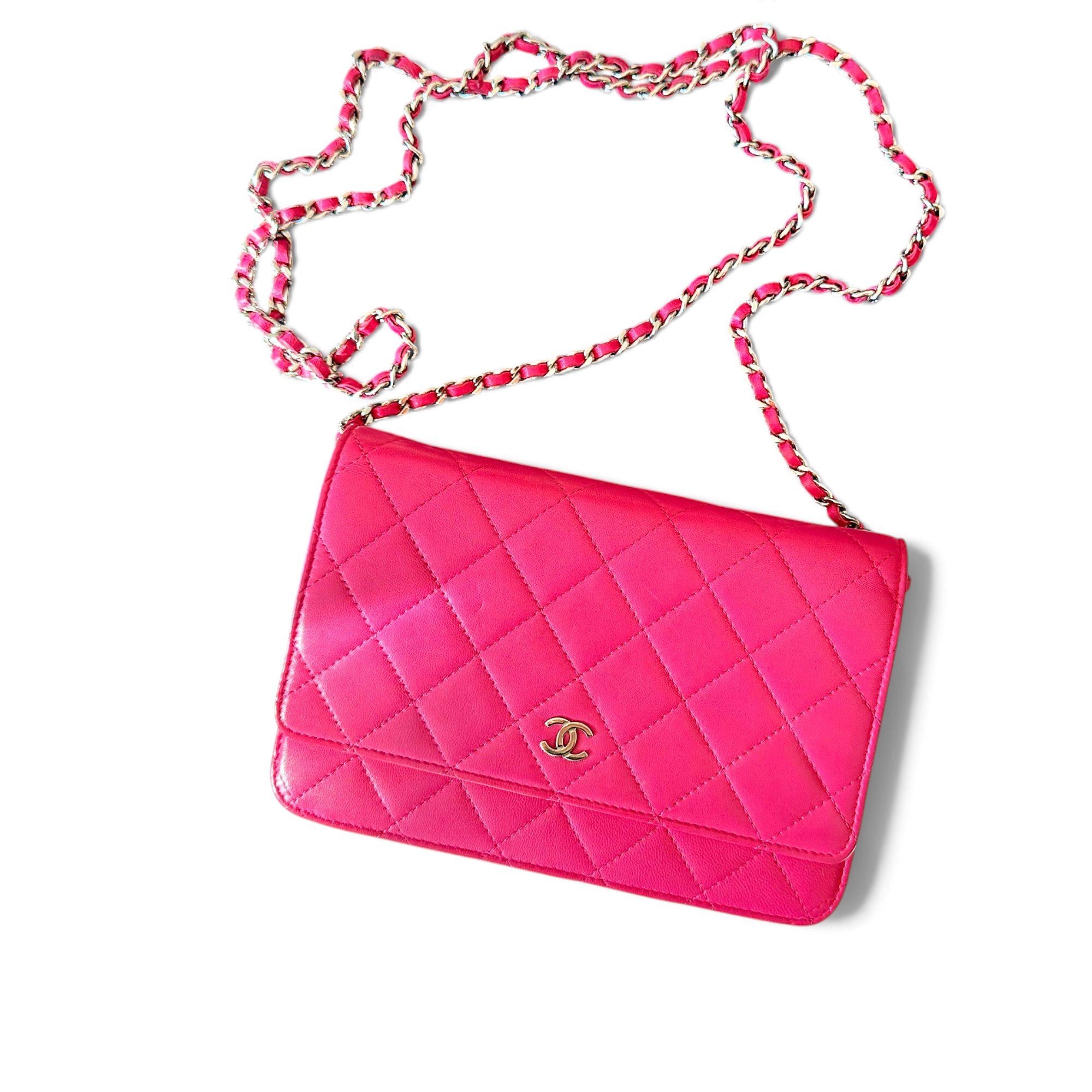 Wallet On Chain Timeless/Classique leather crossbody bag