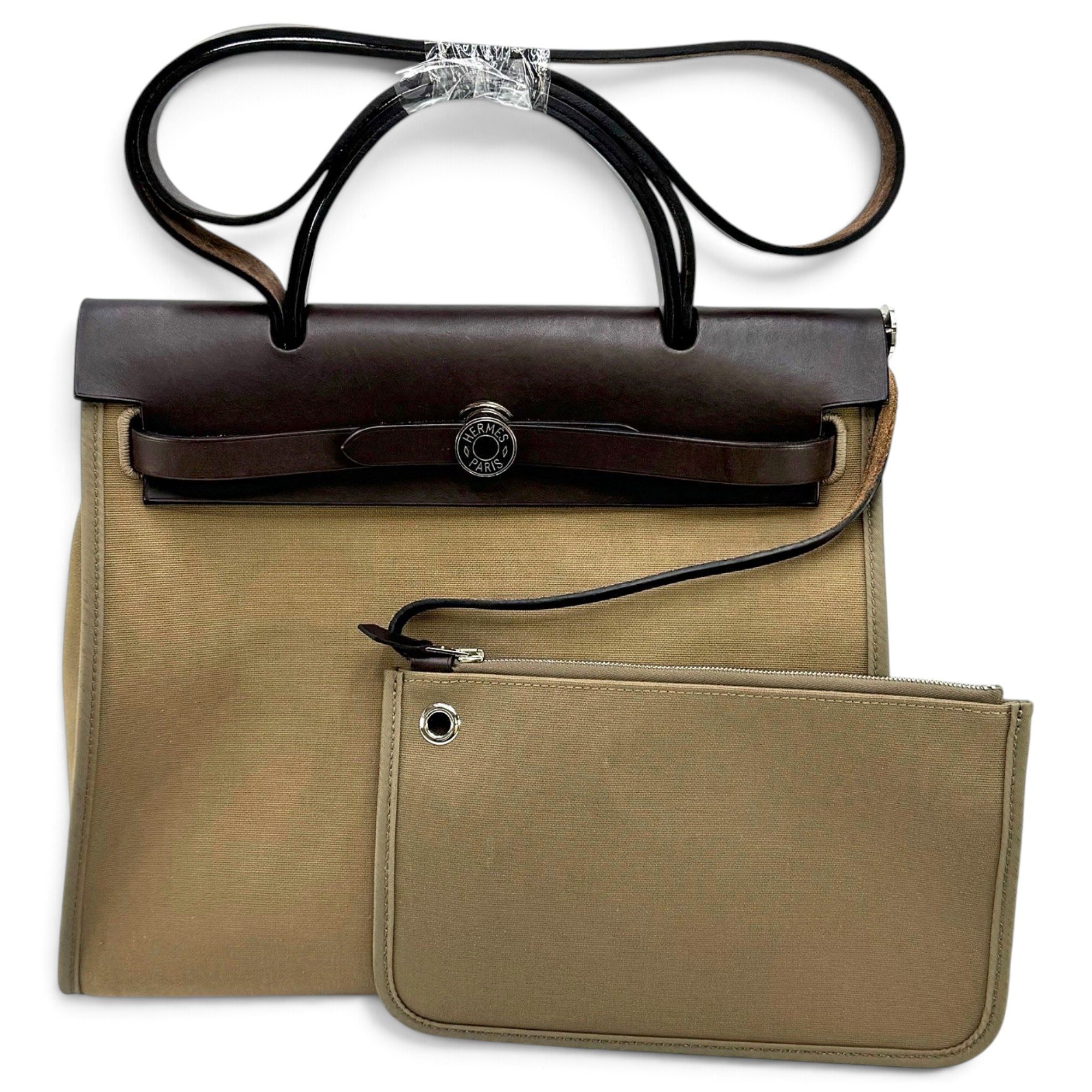 Hermes Herbag Handbag Toile So H